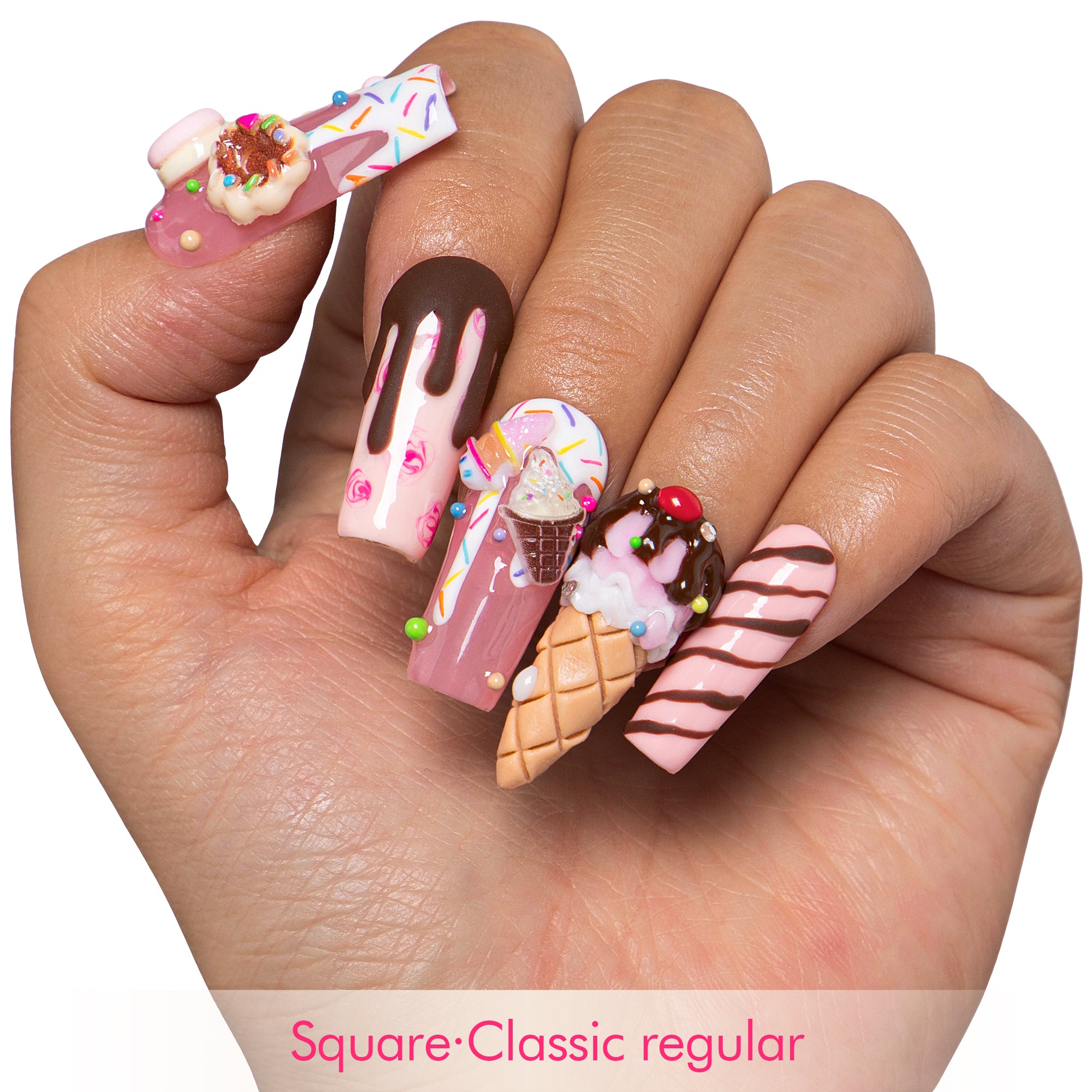 Sugar High, Boy Bye! Handmade Nails H606