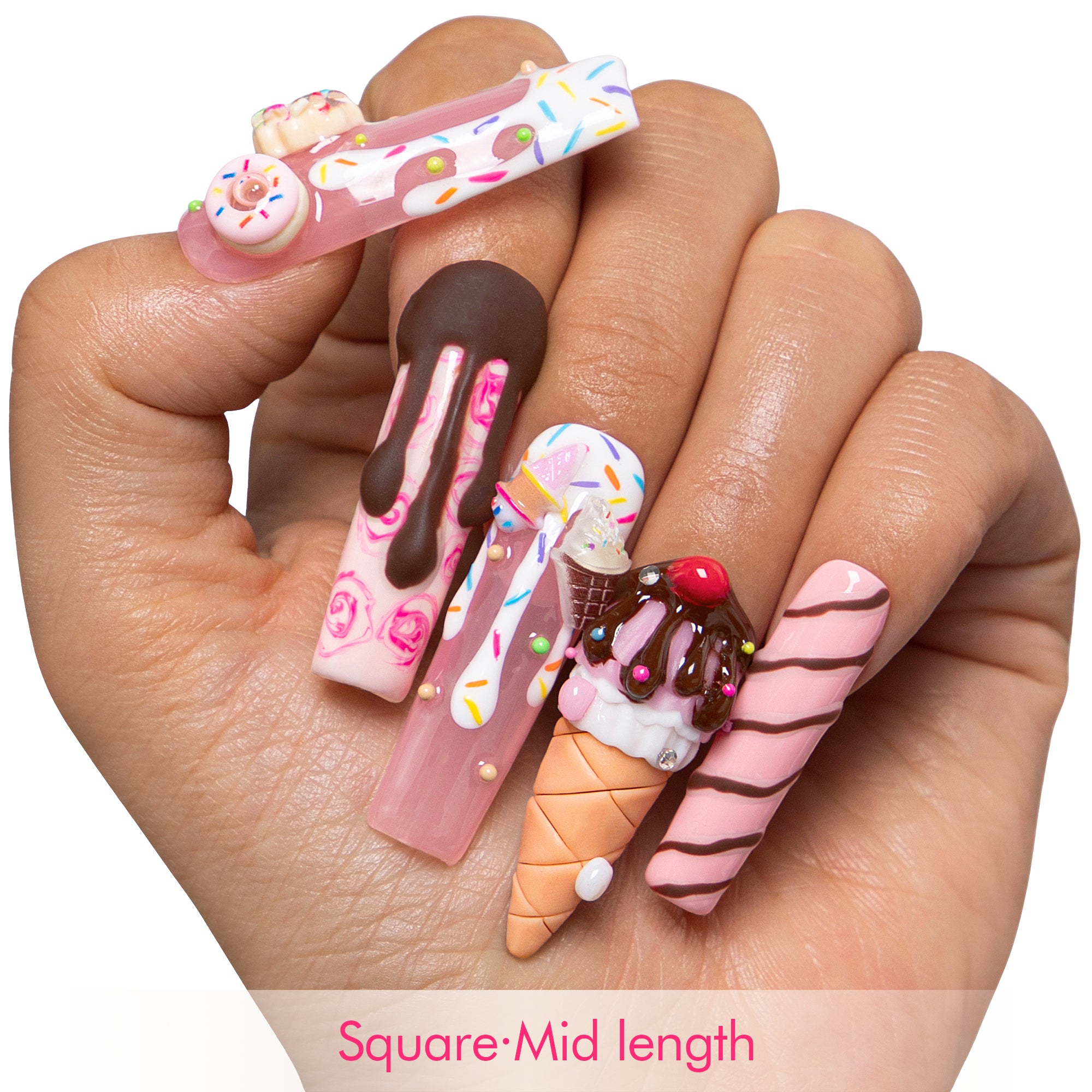 Sugar High, Boy Bye! Handmade Nails H606