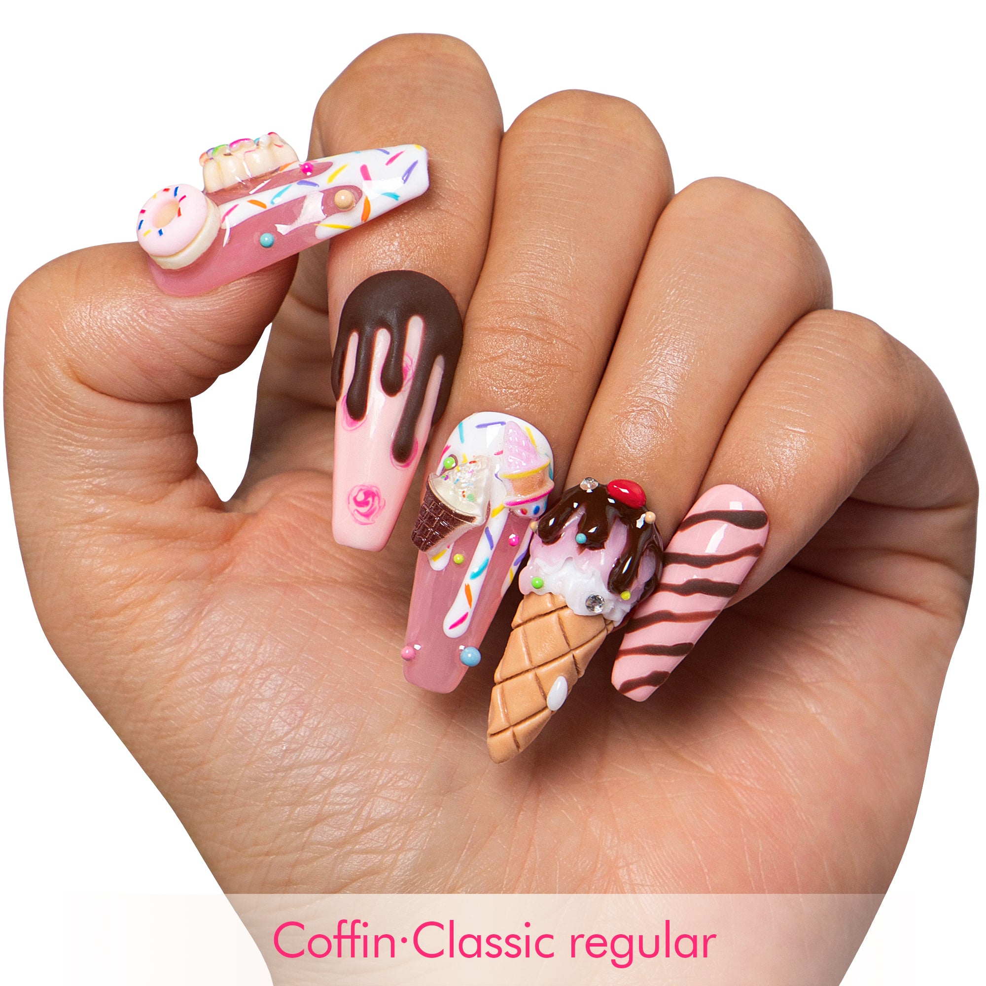 Sugar High, Boy Bye! Handmade Nails H606