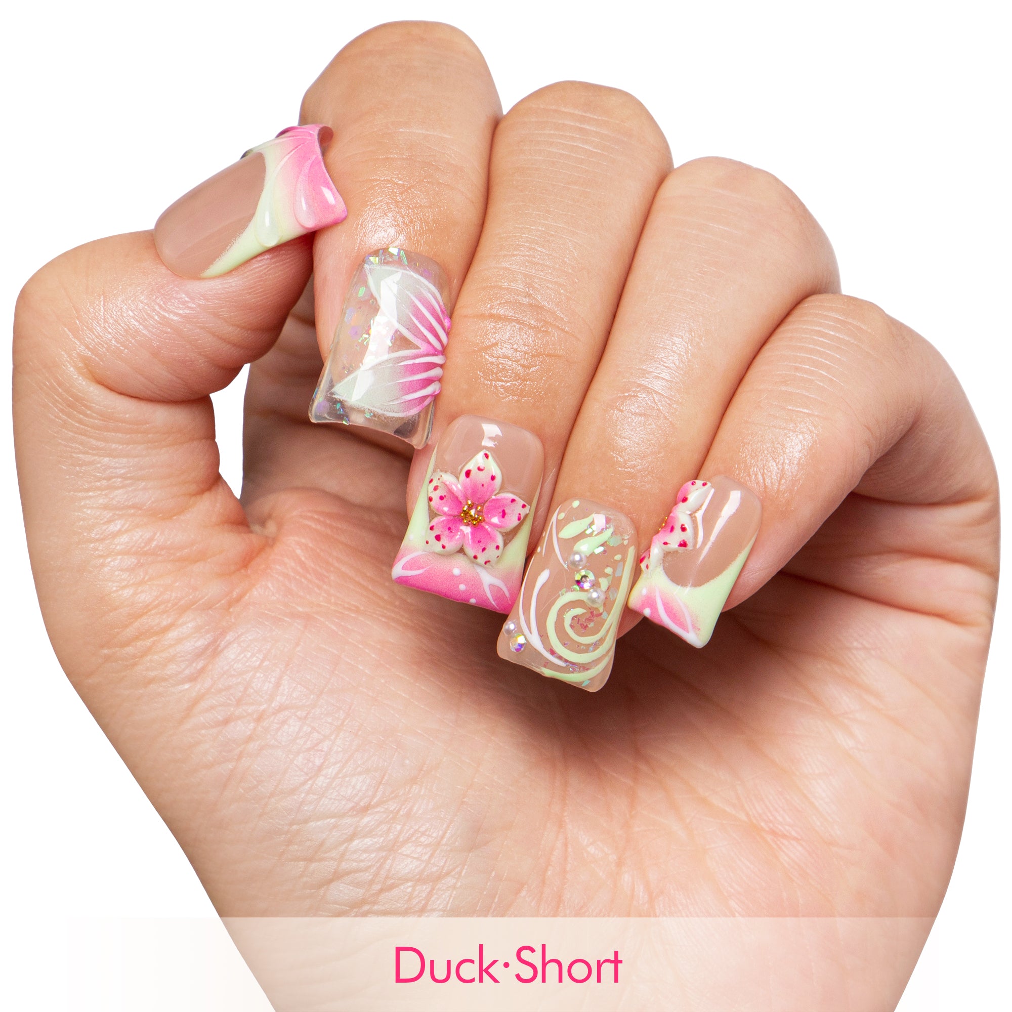 Flower Child, Heartbreaker Handmade Nails H607