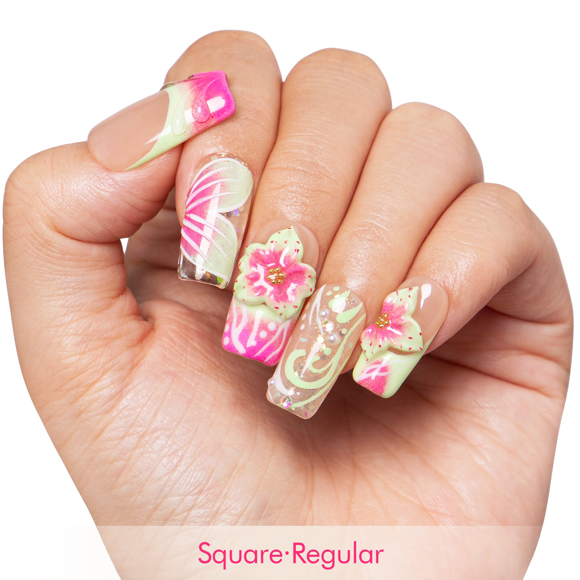 Flower Child Handmade Nails H607