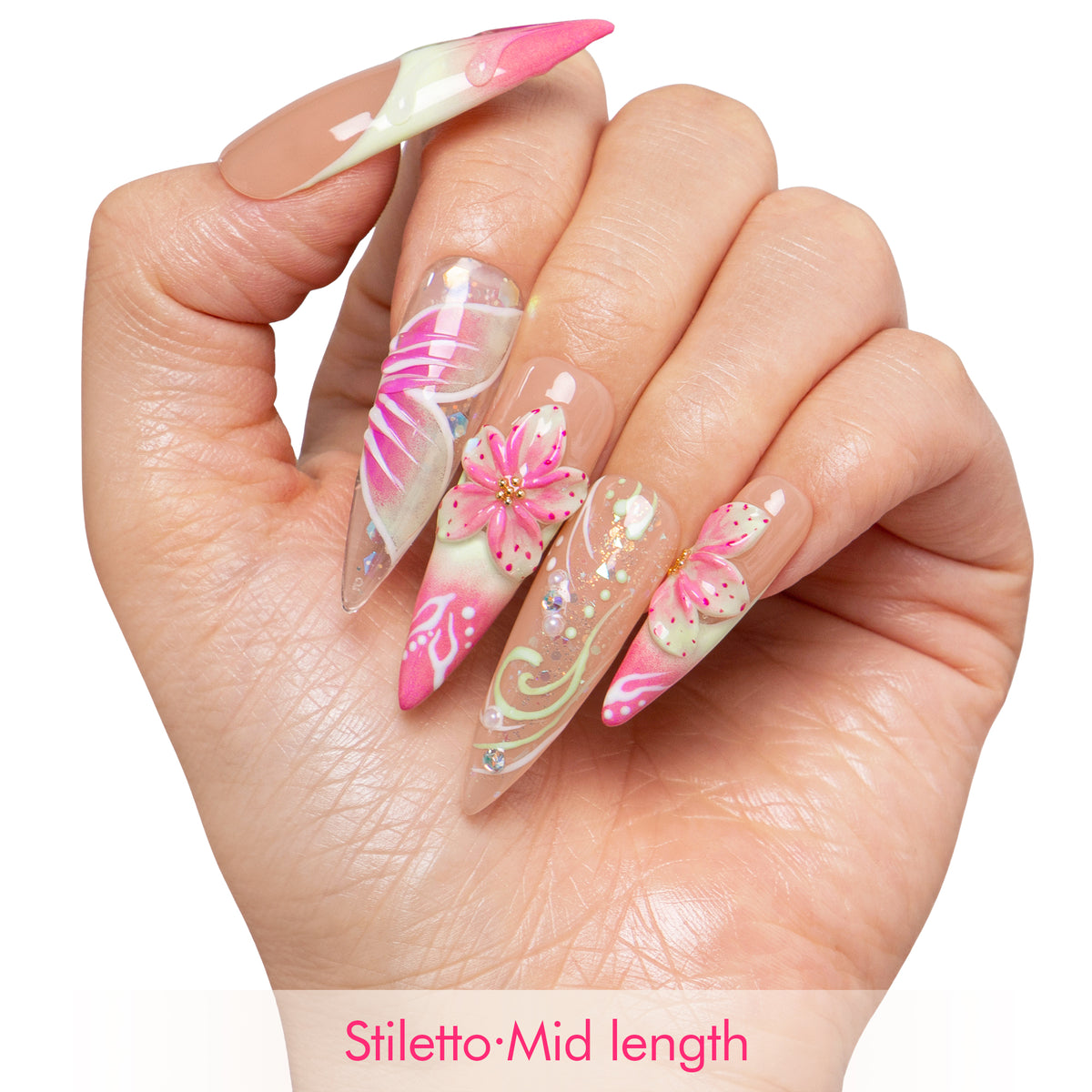 Flower Child Handmade Nails H607