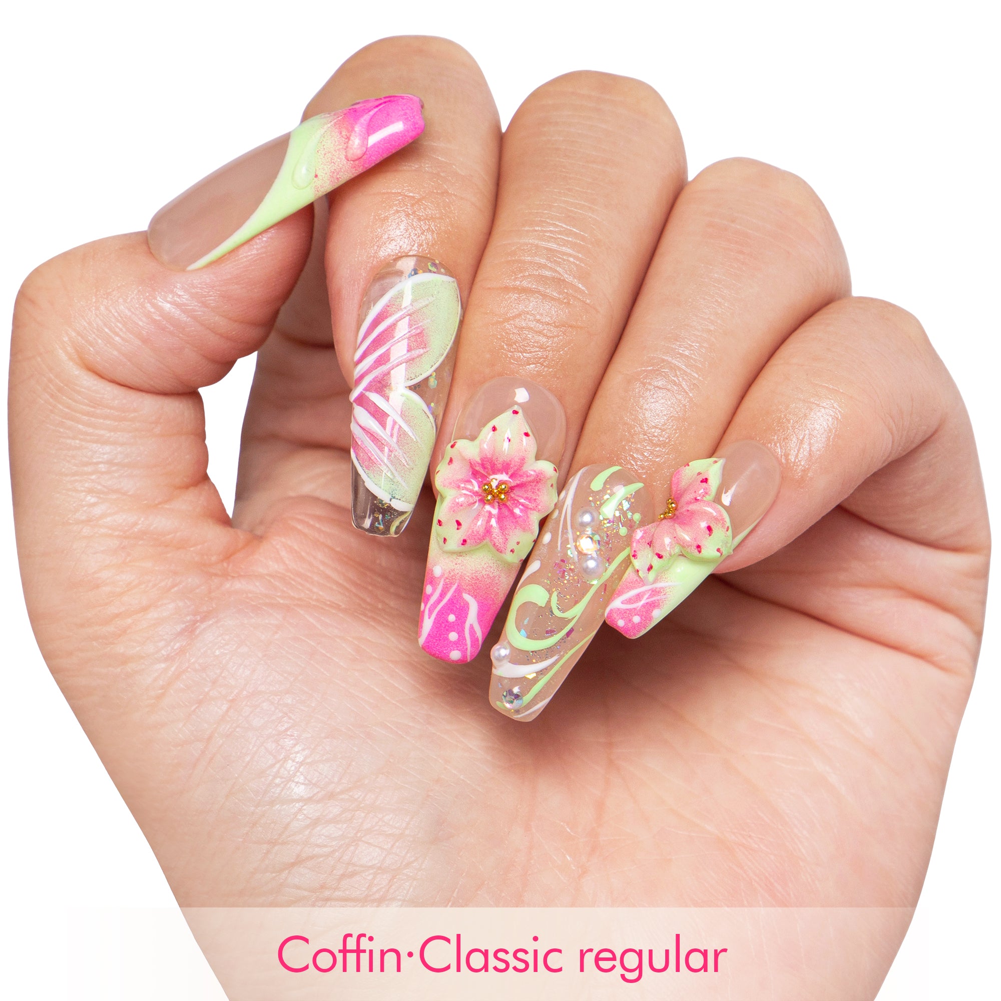 Flower Child Handmade Nails H607