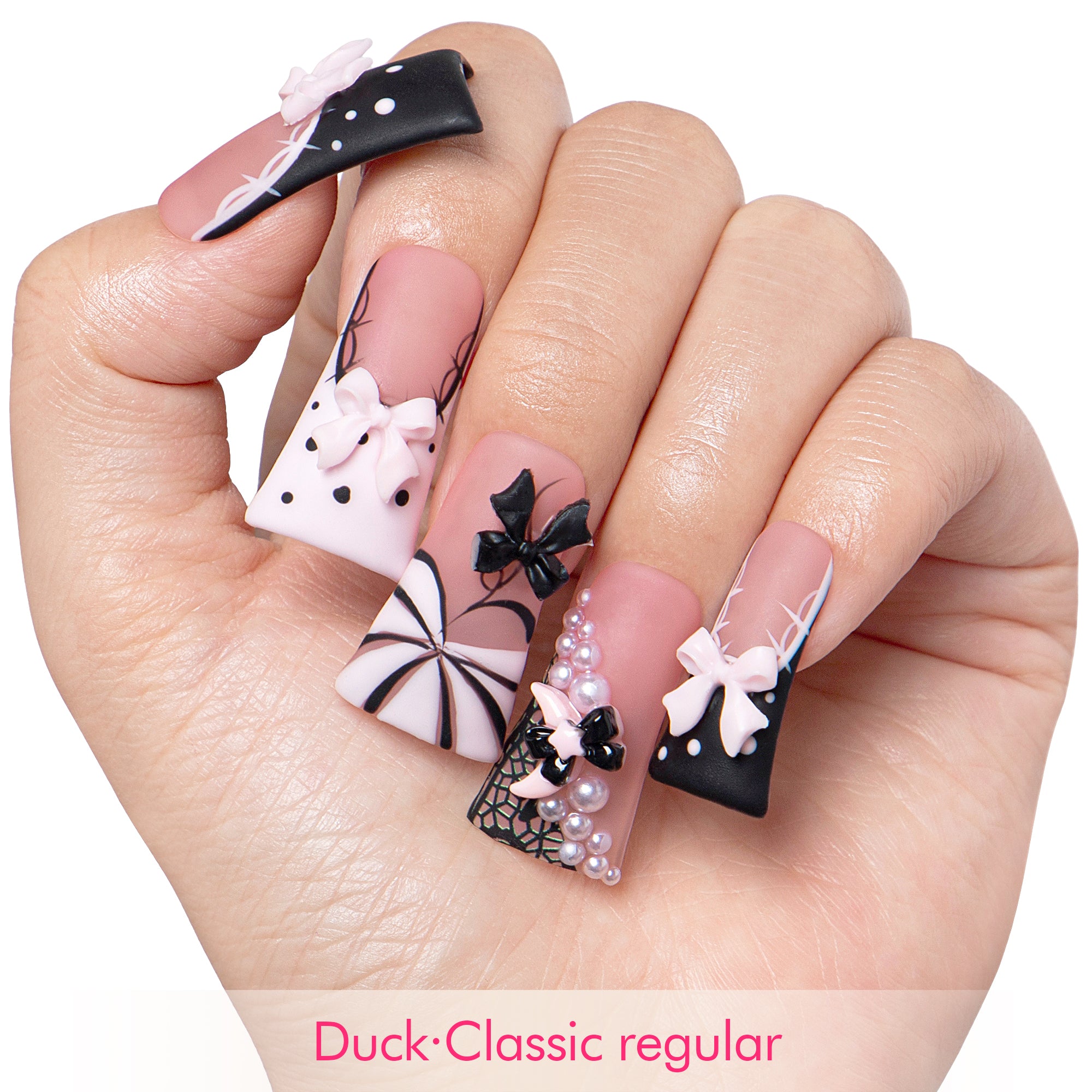 Midnight Doll Handmade Nails H608