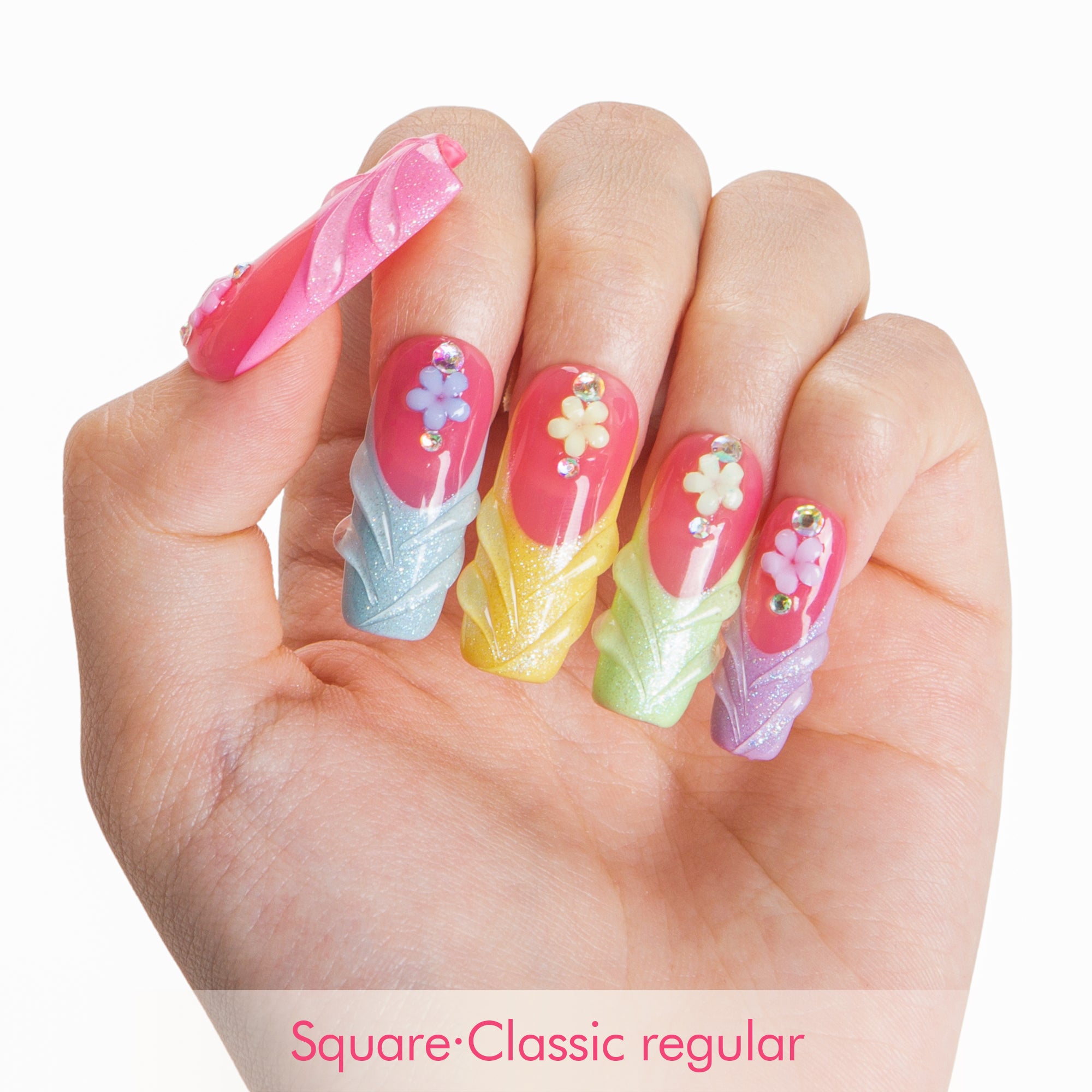 Glazed and Unbothered Handmade Nails H609