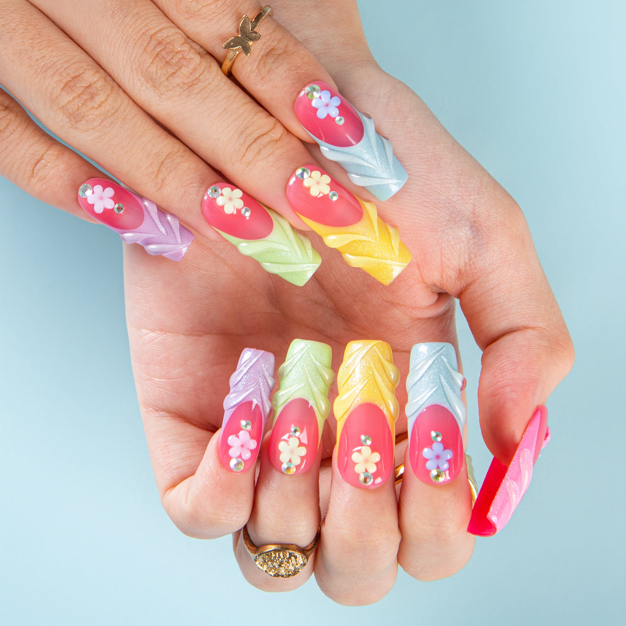 Glazed and Unbothered Handmade Nails H609