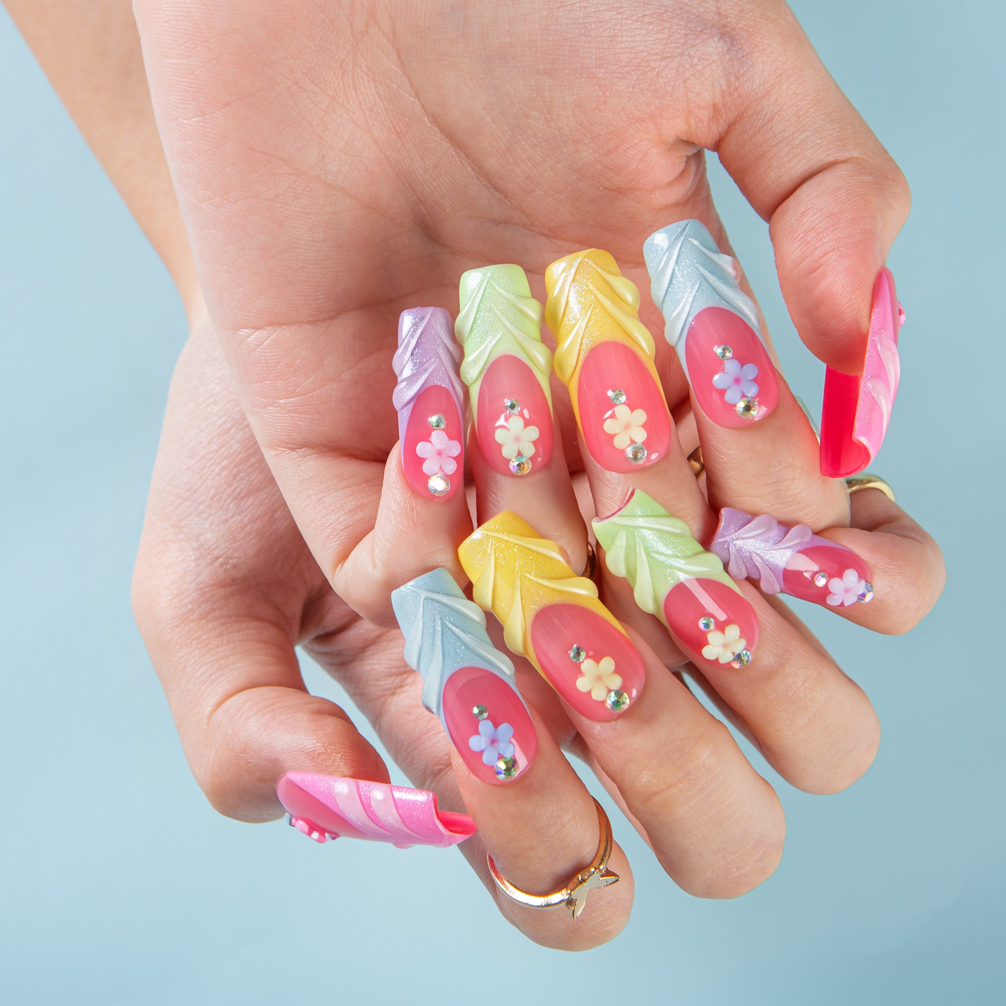 Glazed and Unbothered Handmade Nails H609