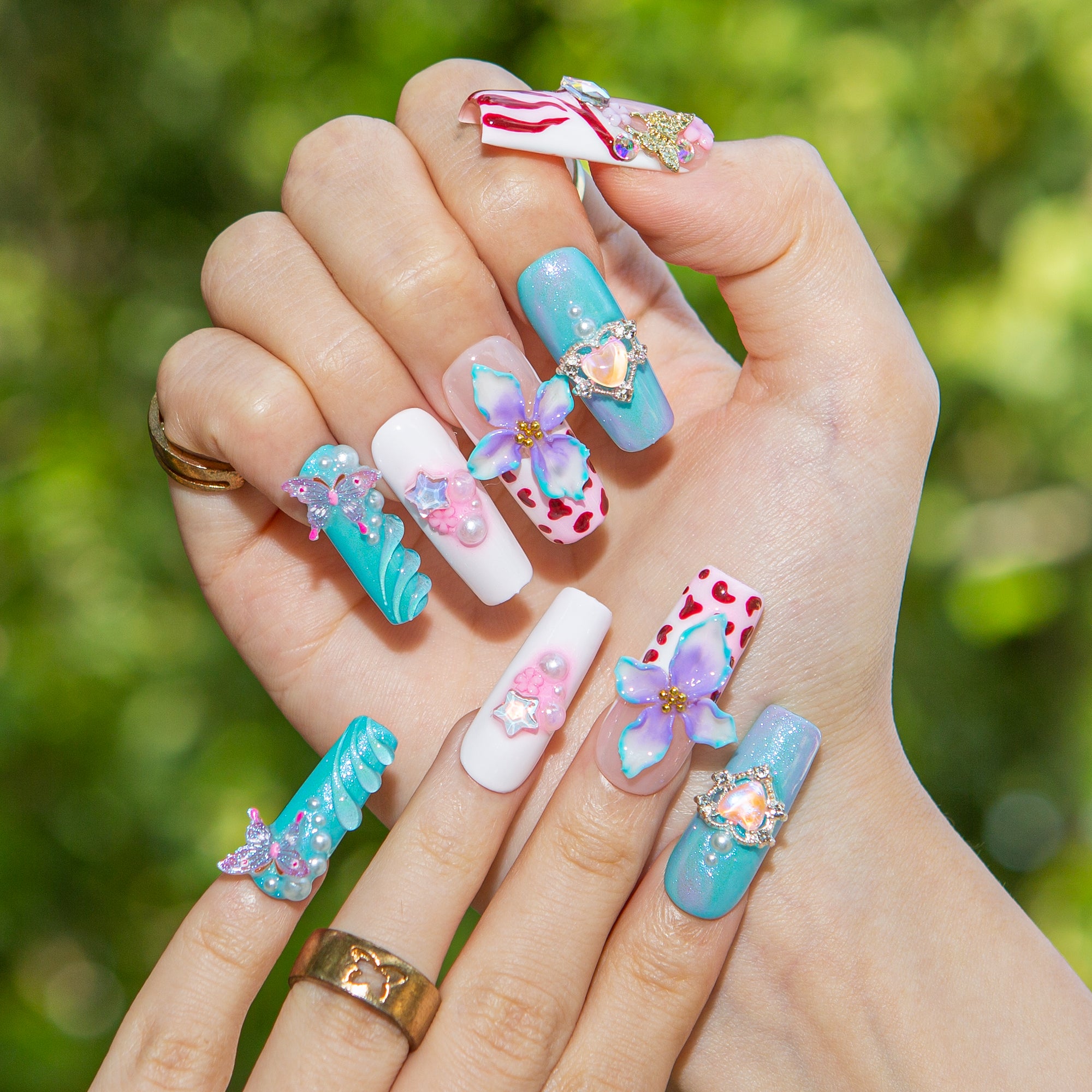 Wild Crush Handmade Nails H611