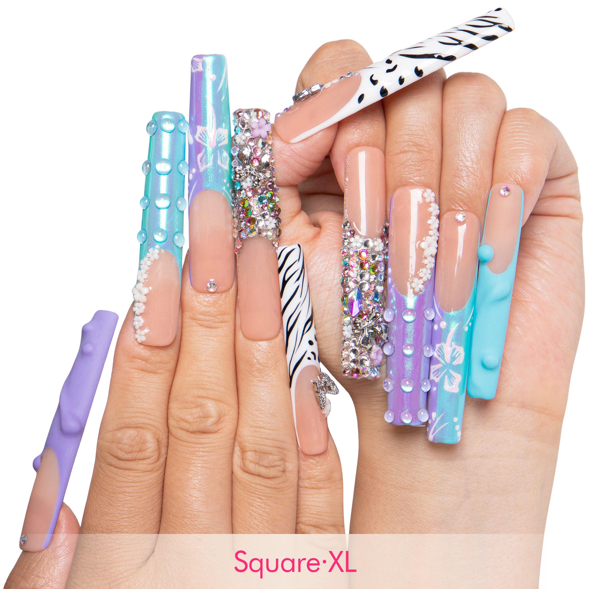 Chill Girl Instinct Handmade Nails H613