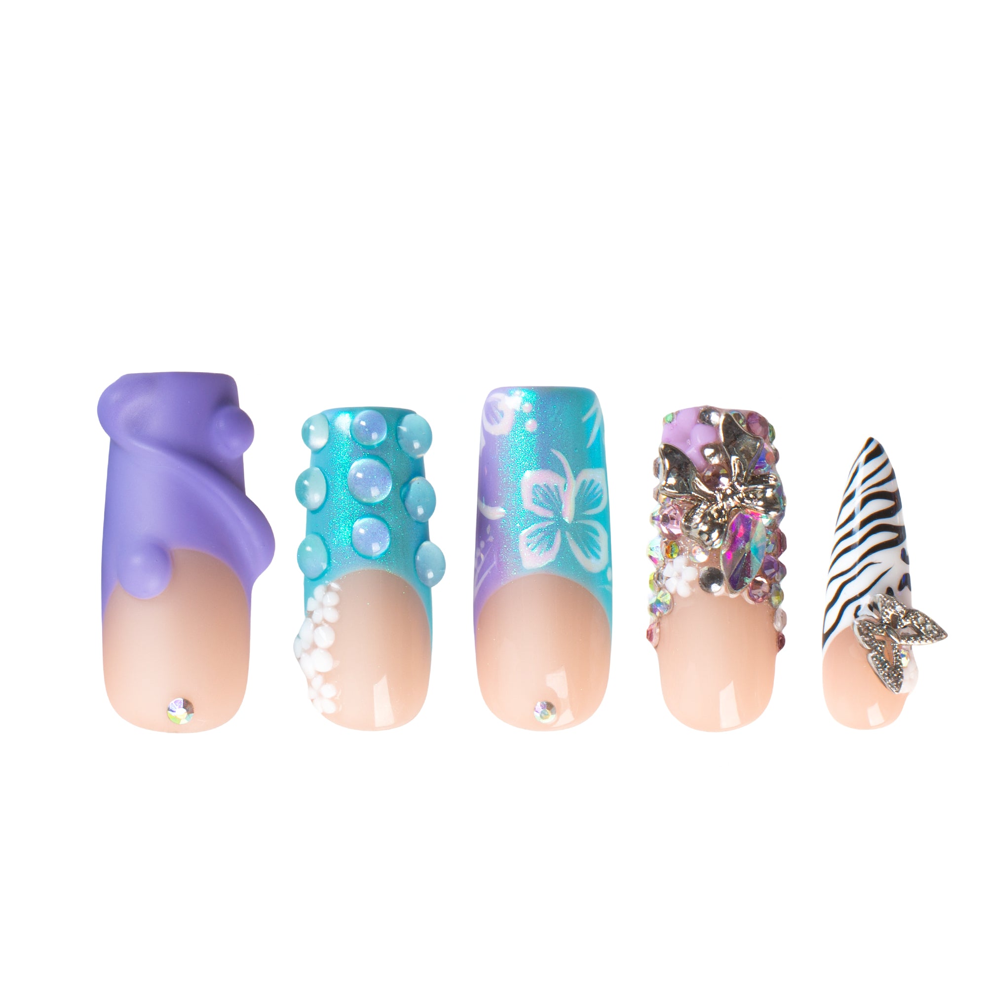 Chill Girl Instinct Handmade Nails H613