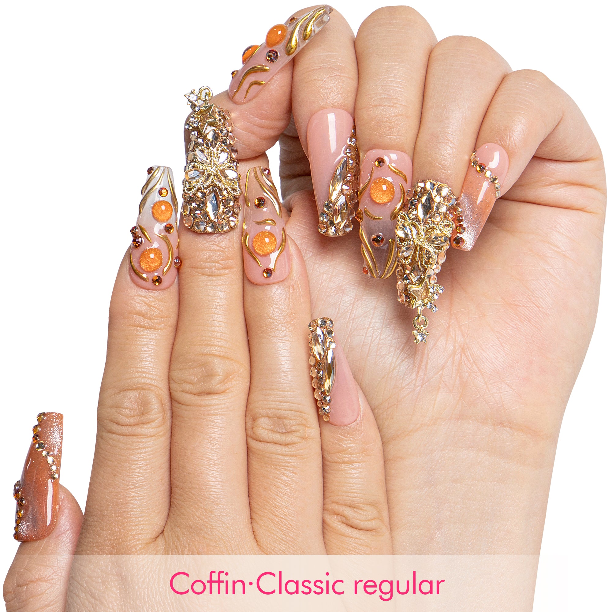 Melted for You Handmade Nails H614