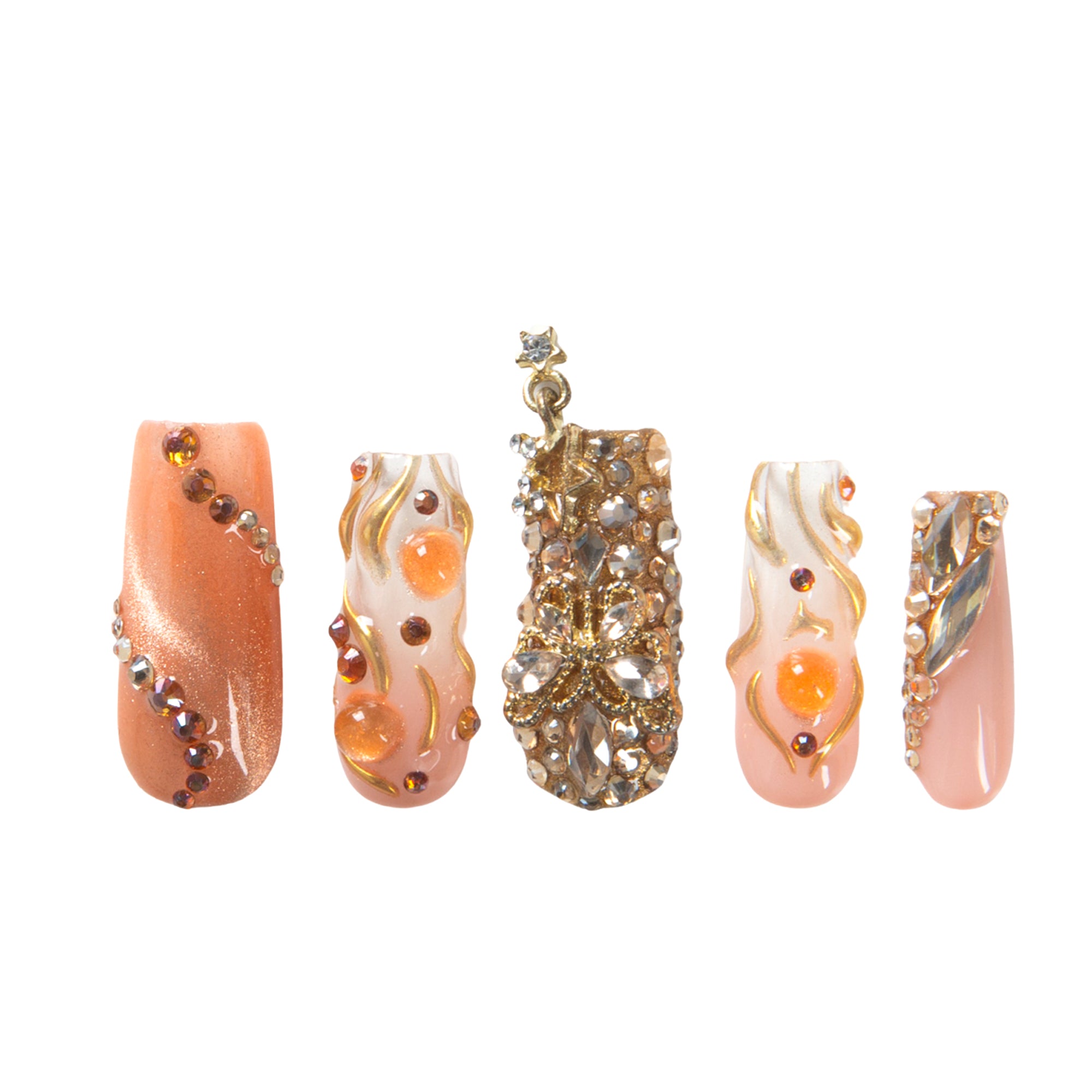 Melted for You Handmade Nails H614