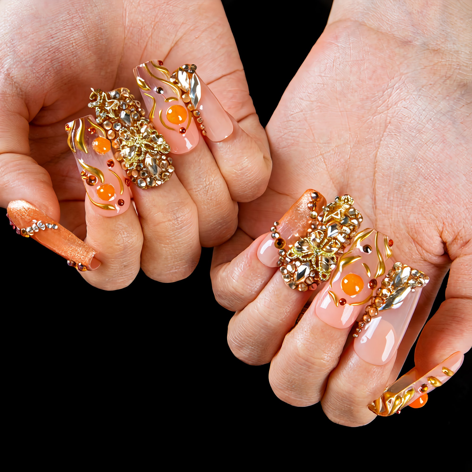 Melted for You Handmade Nails H614