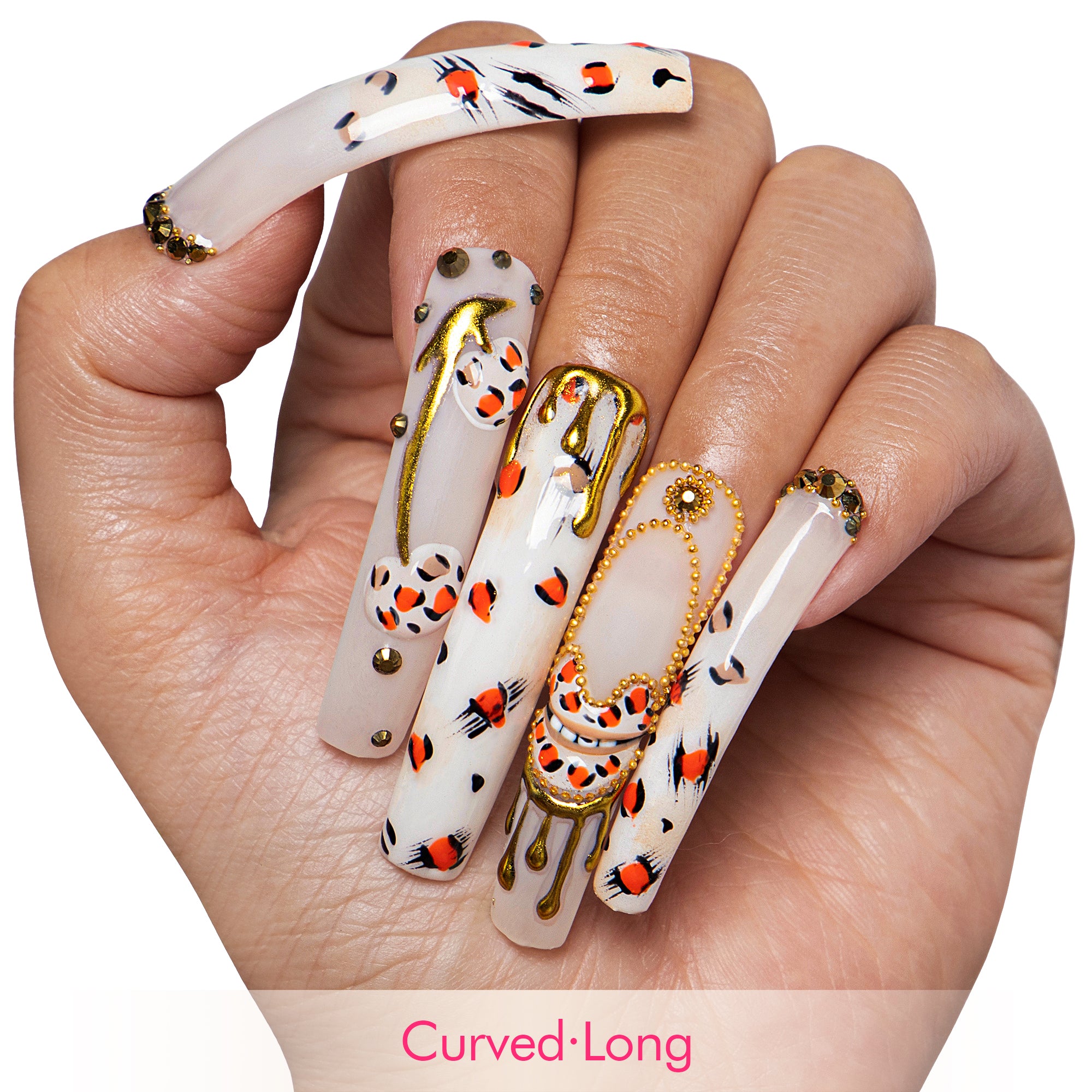 Glamour Gone Wild Handmade Nails H620