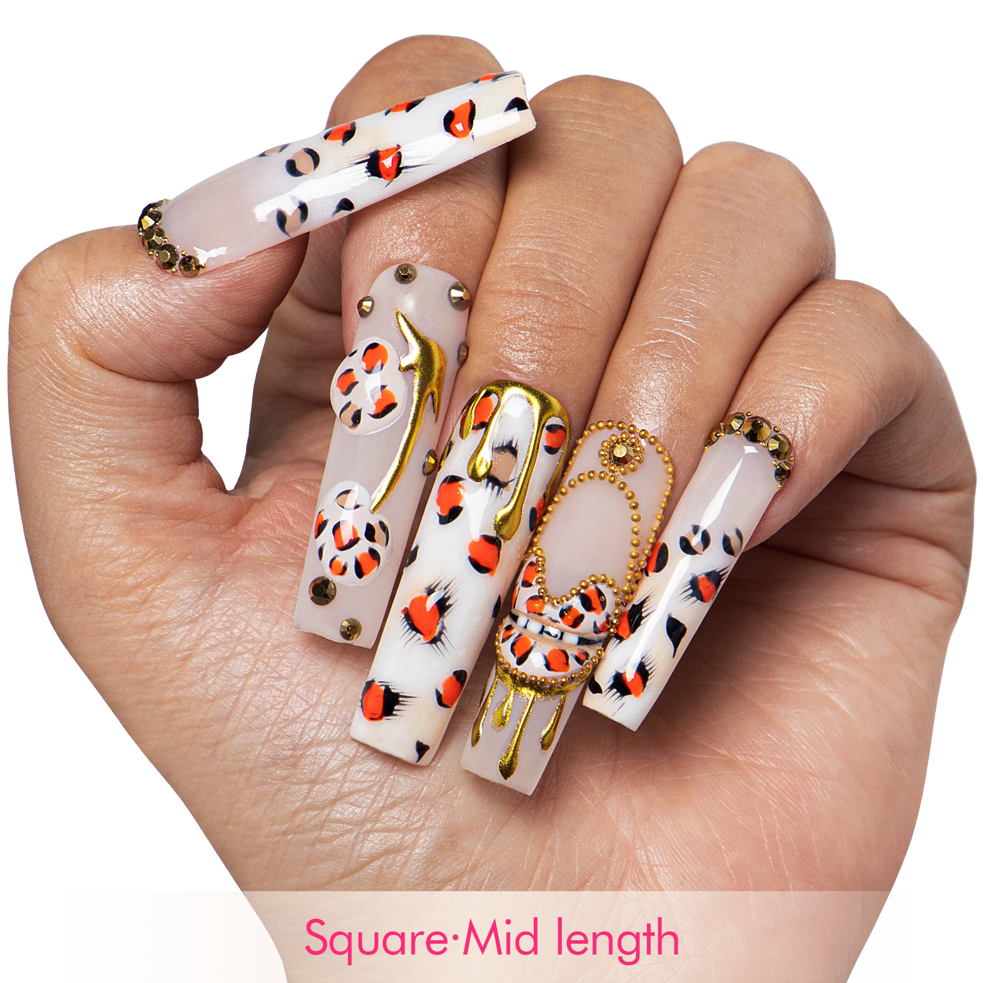 Glamour Gone Wild Handmade Nails H620