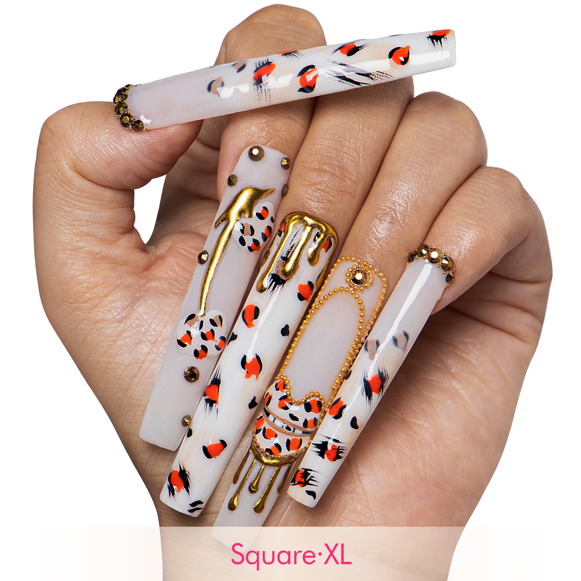 Glamour Gone Wild Handmade Nails H620