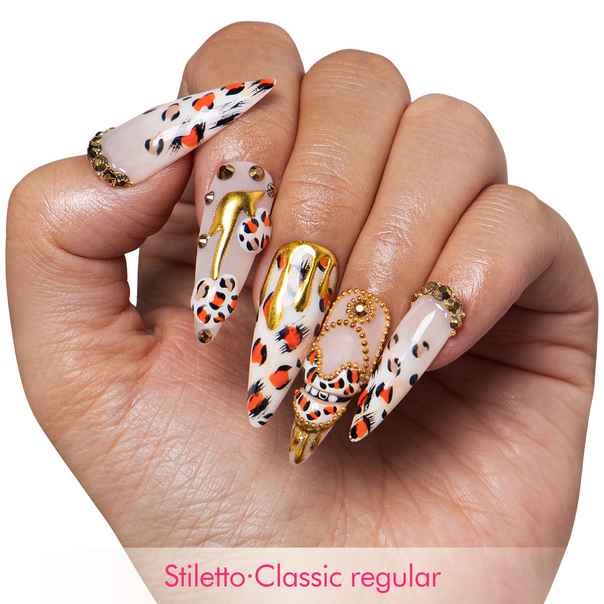 Glamour Gone Wild Handmade Nails H620