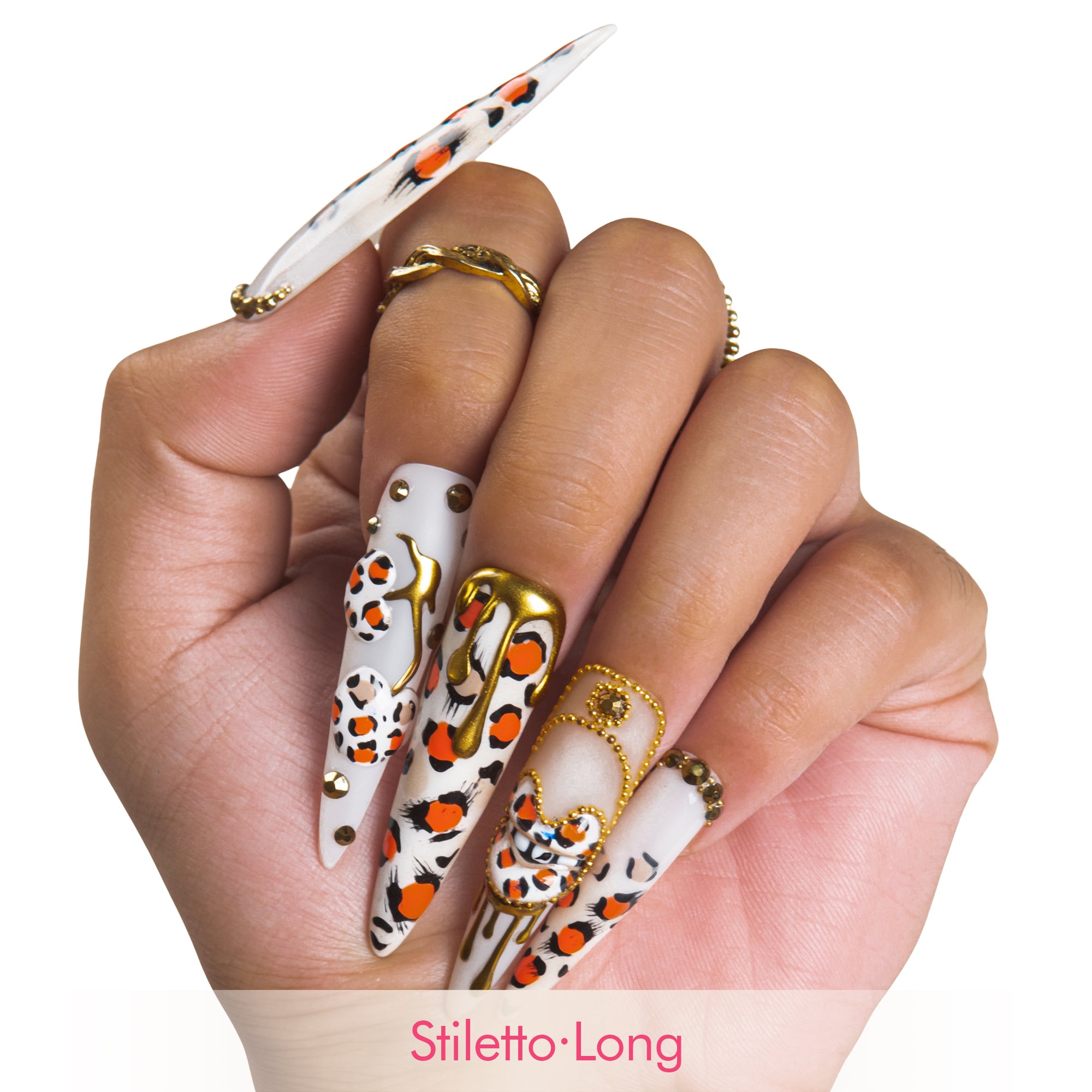Glamour Gone Wild Handmade Nails H620