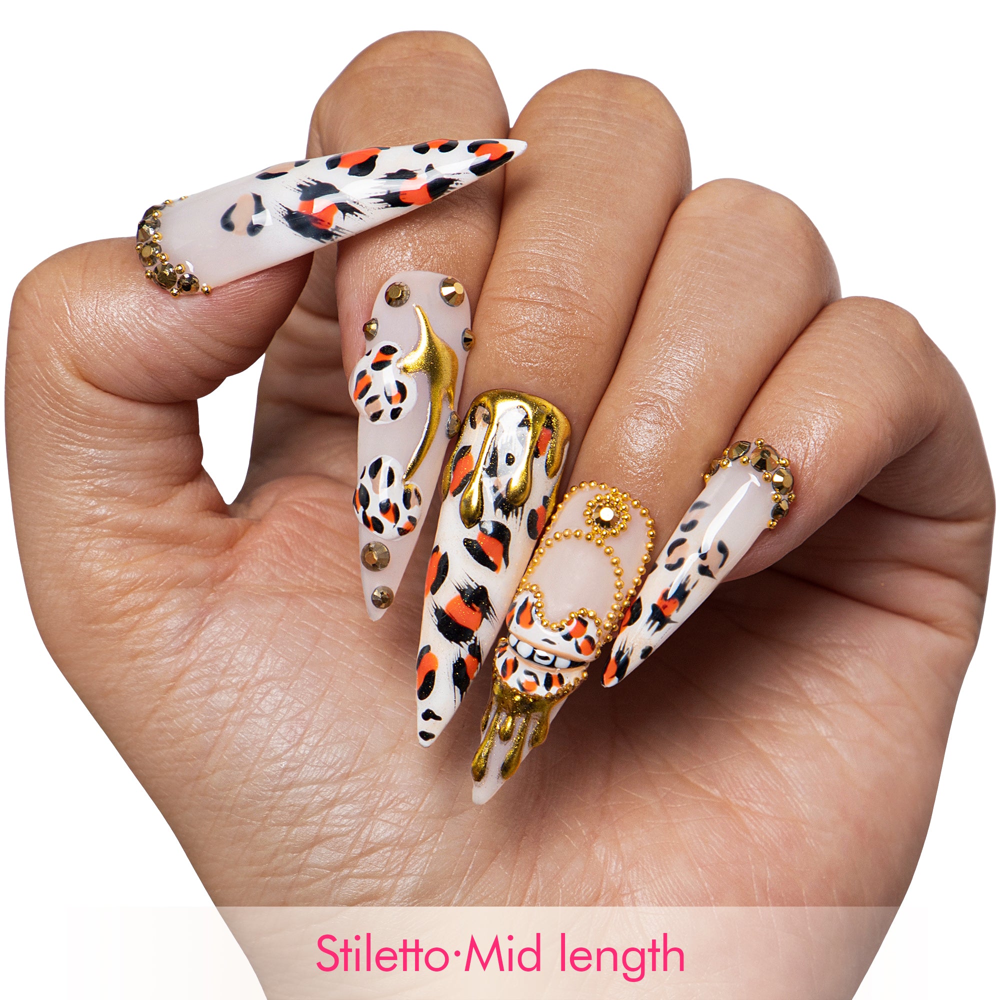 Glamour Gone Wild Handmade Nails H620