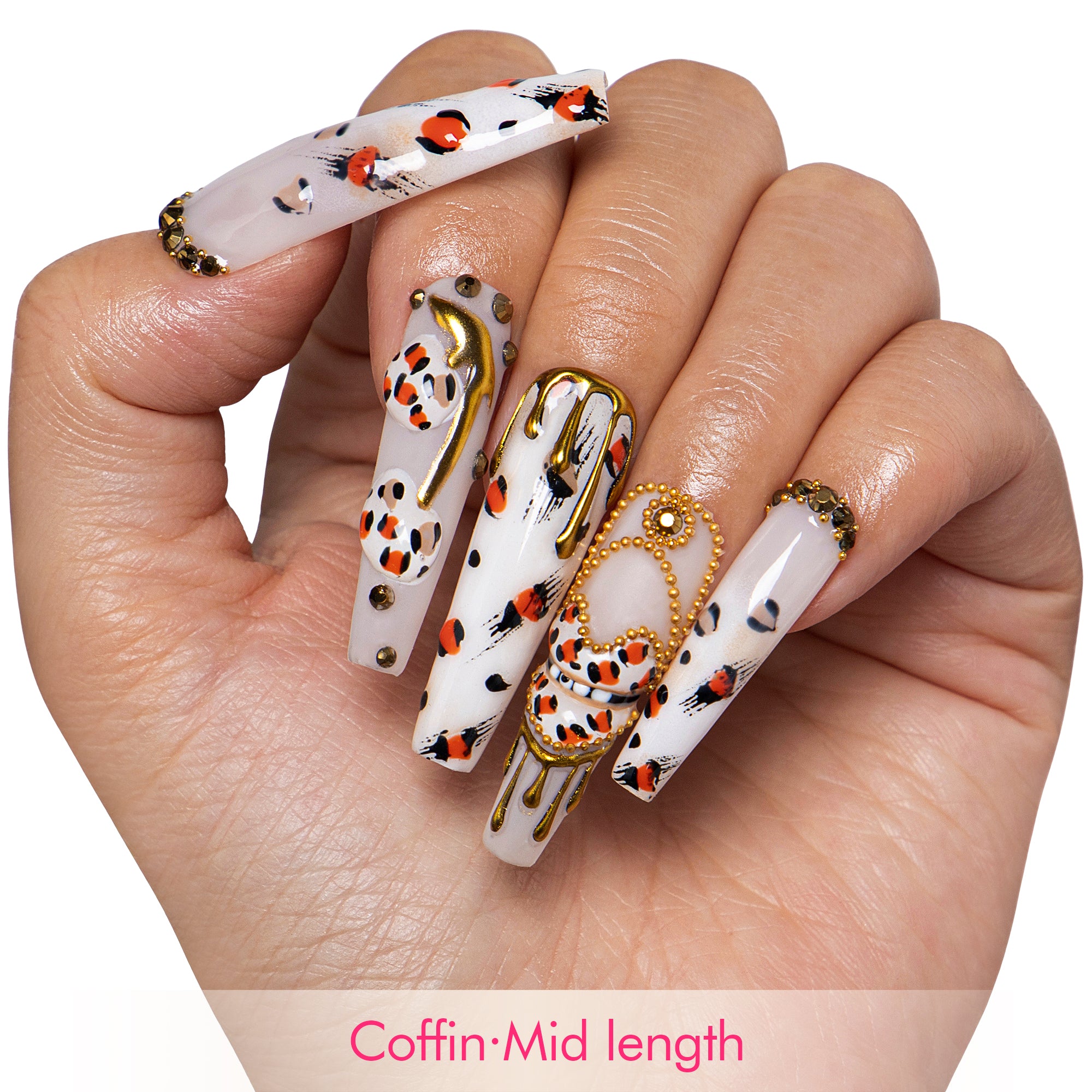 Glamour Gone Wild Handmade Nails H620