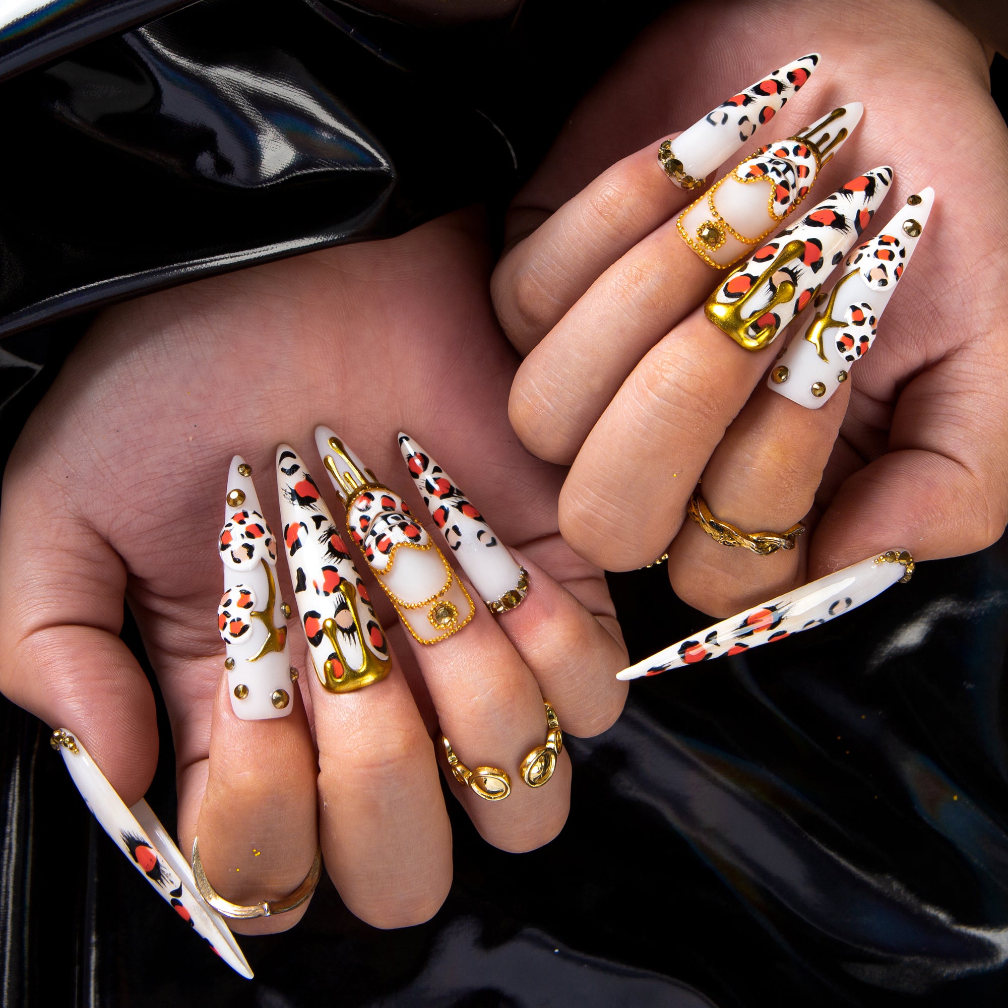 Glamour Gone Wild Handmade Nails H620