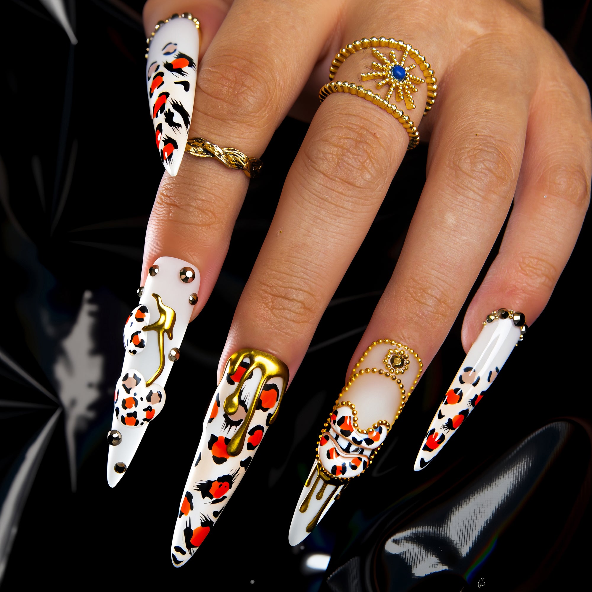 Glamour Gone Wild Handmade Nails H620