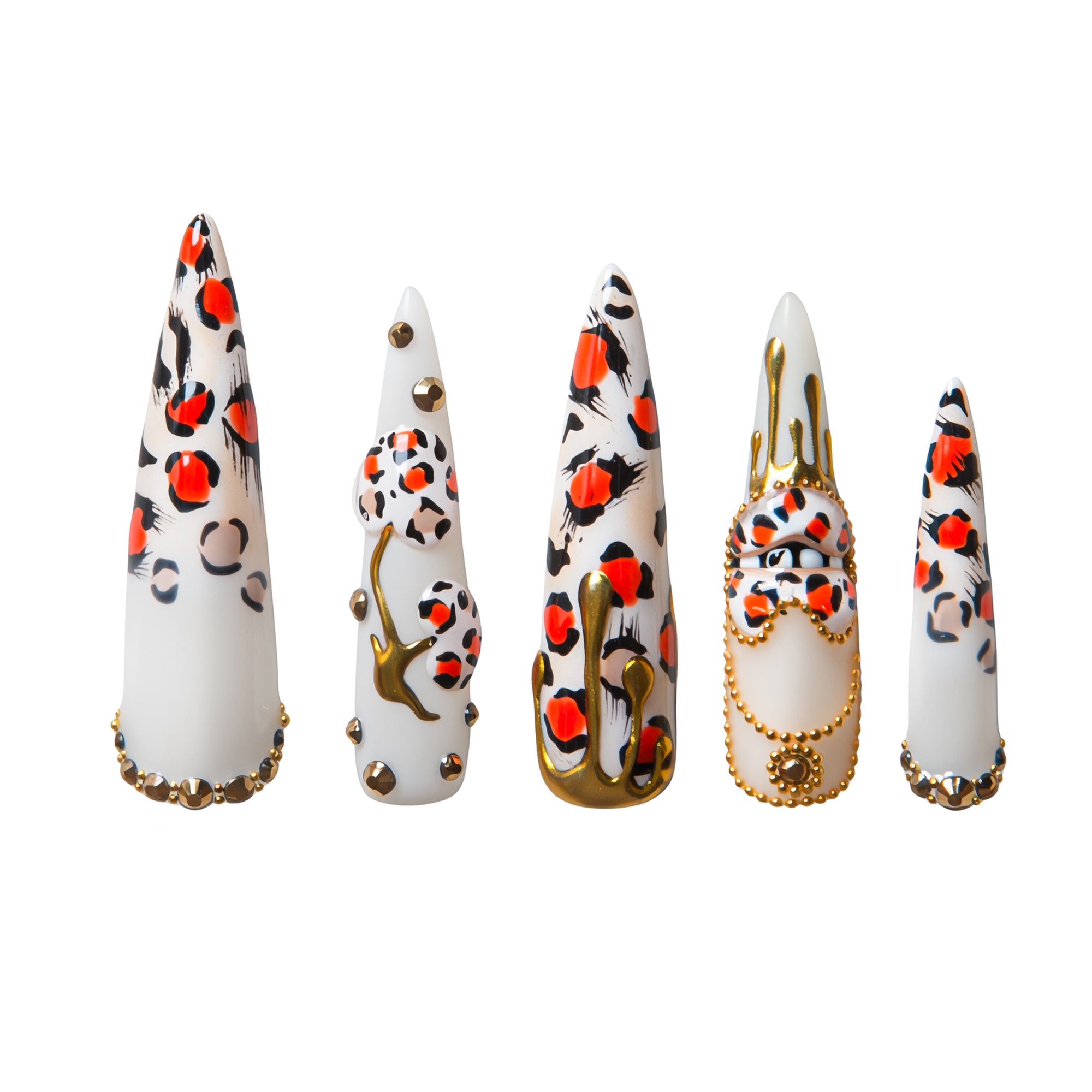 Glamour Gone Wild Handmade Nails H620