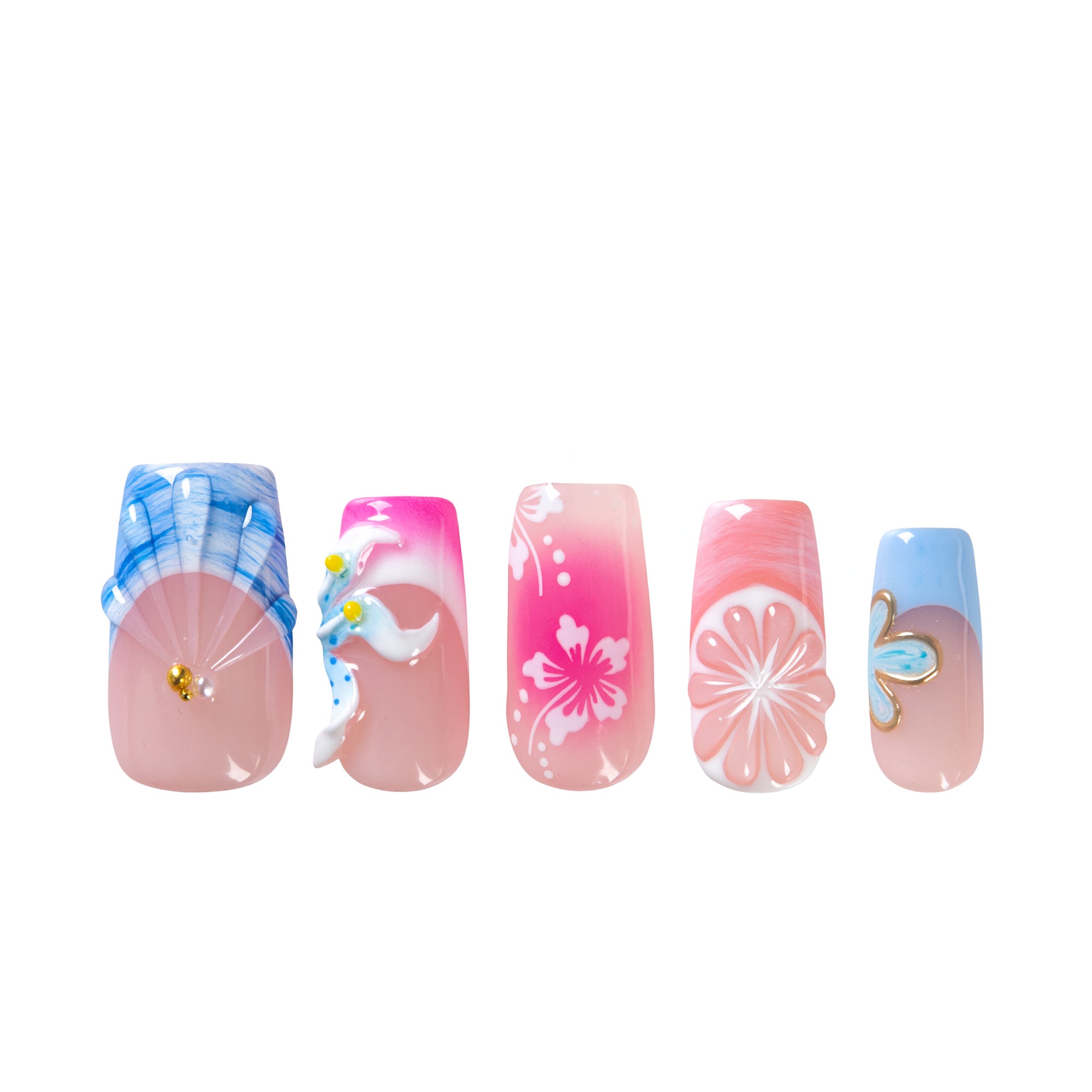 Pretty Little Mischief Handmade Nails H621
