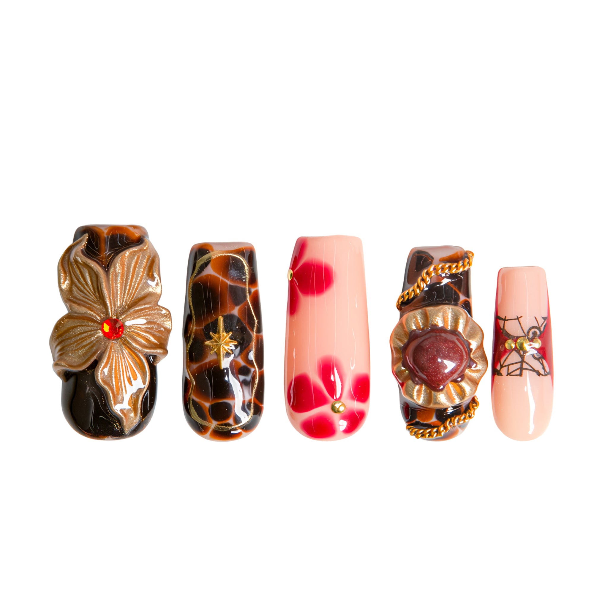Sinner’s Boom  Handmade Nails H623