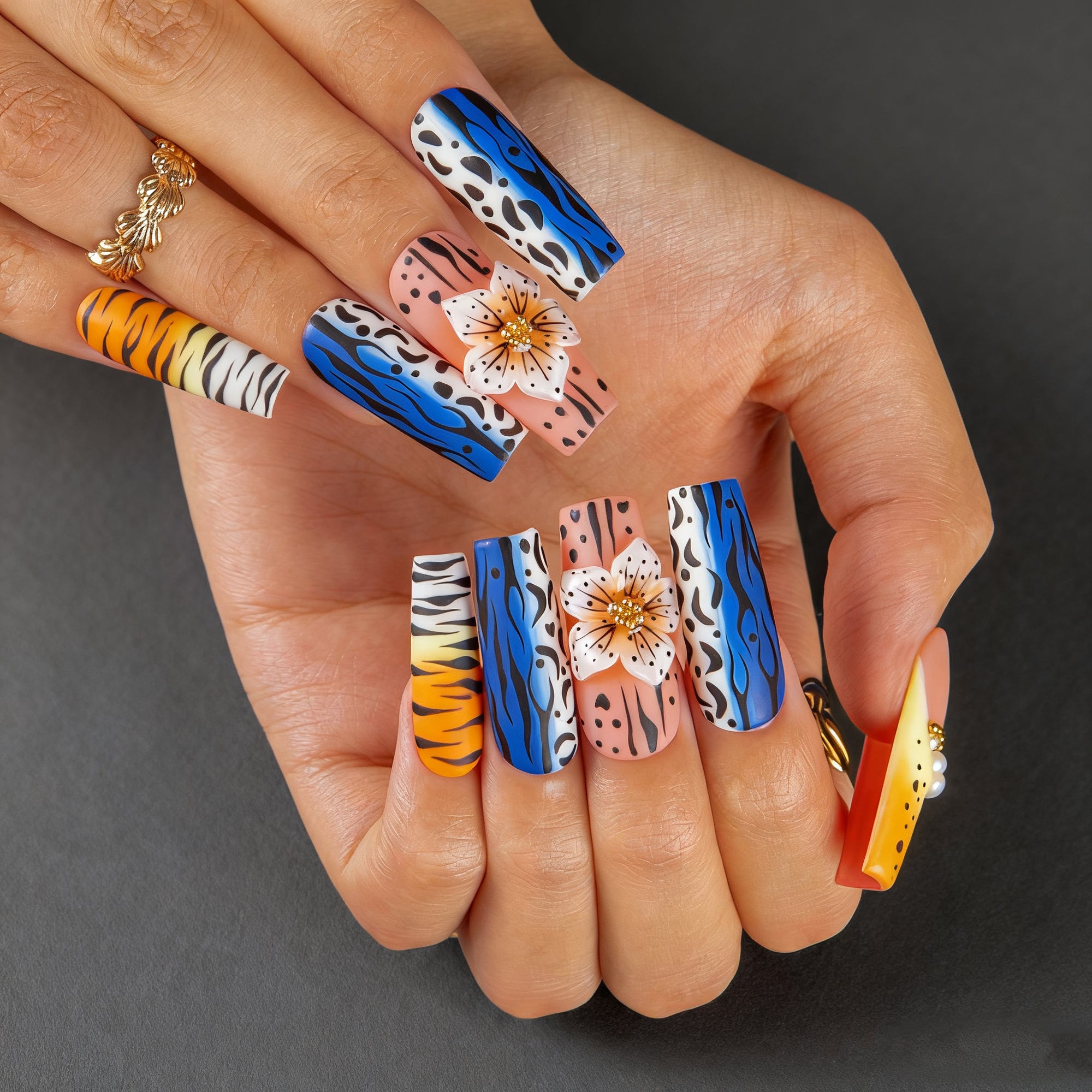 Leopard Lust Handmade Nails H626