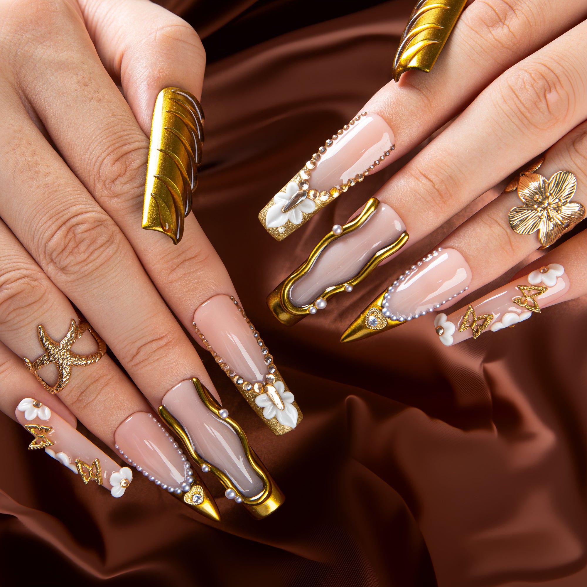 Rich Girl Handmade Nails H628