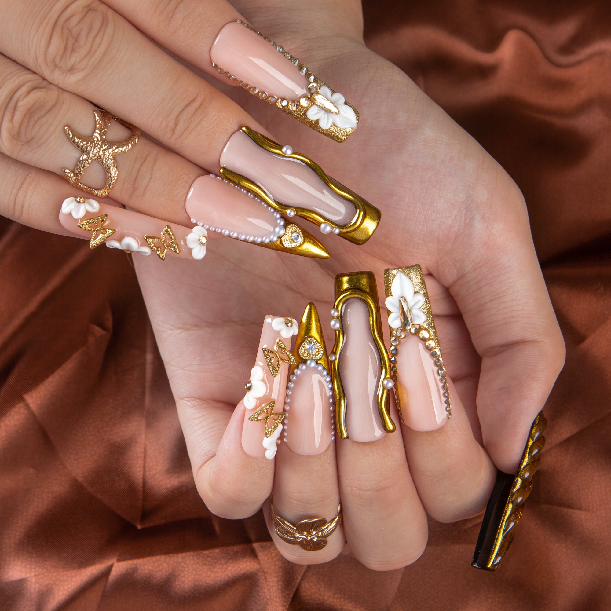 Rich Girl Handmade Nails H628