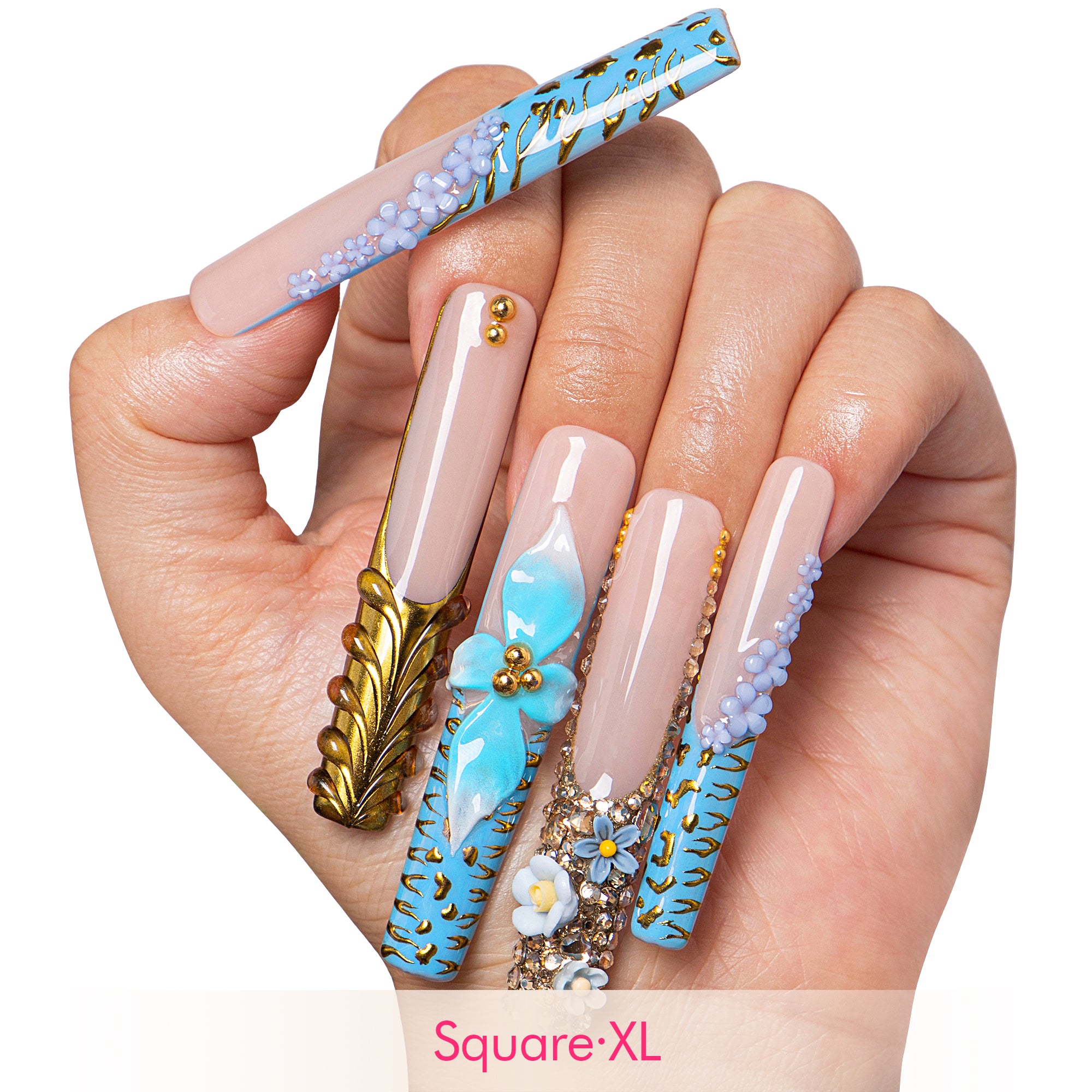 Eterno Azul Handmade Nails H629