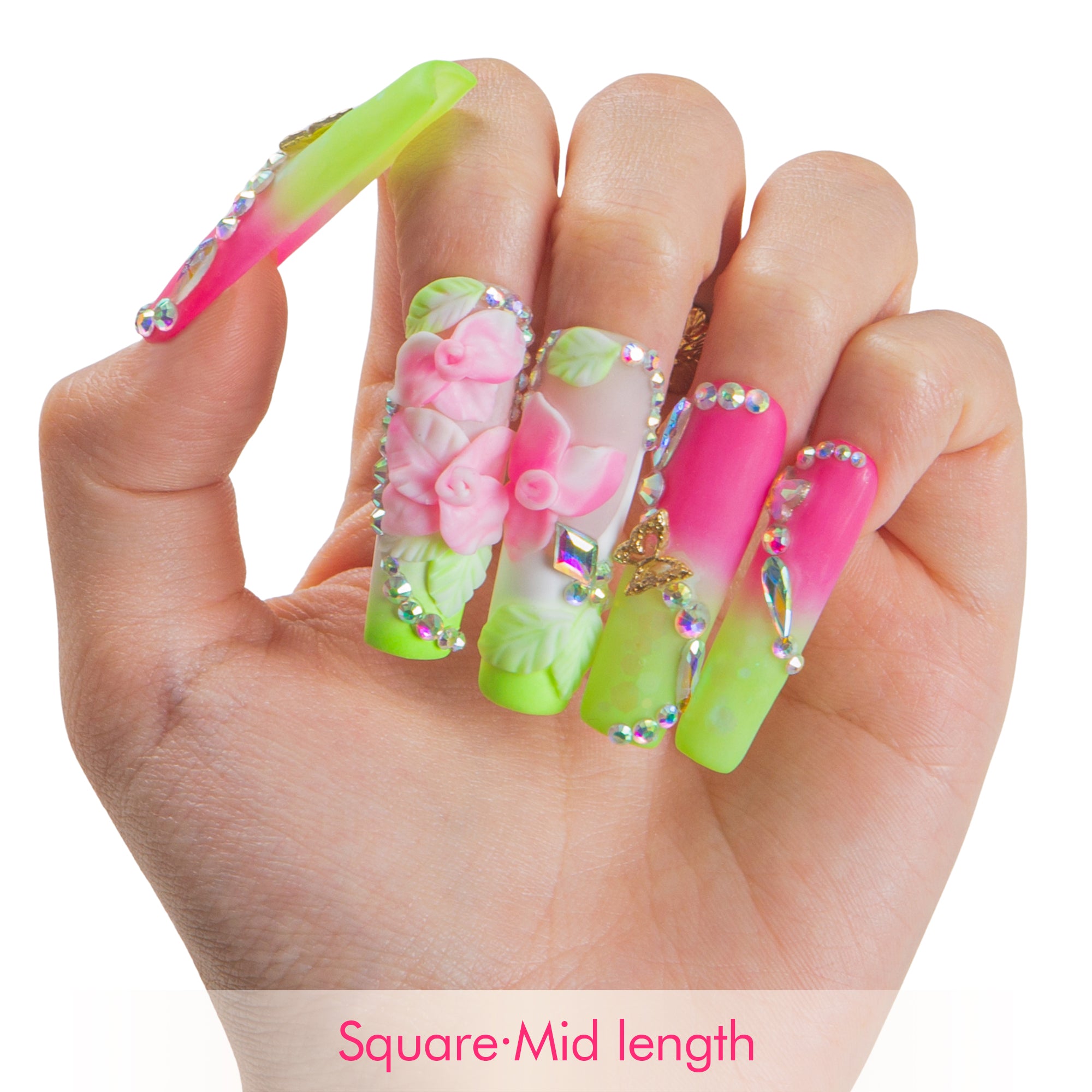 Neon Nectar Handmade Nails H632