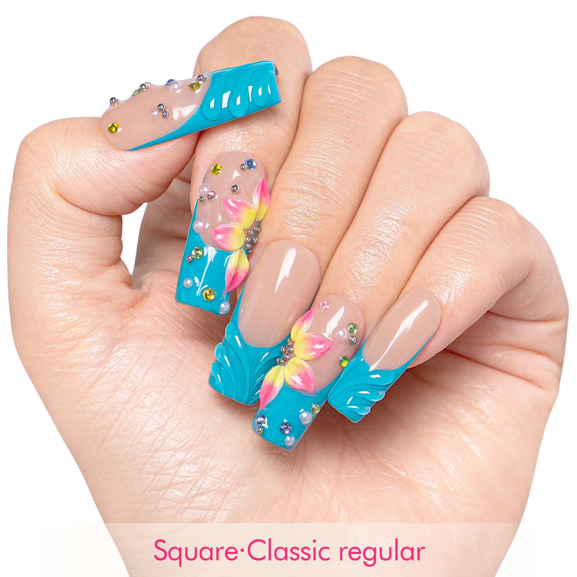 Island Fever Dream Handmade Nails H633