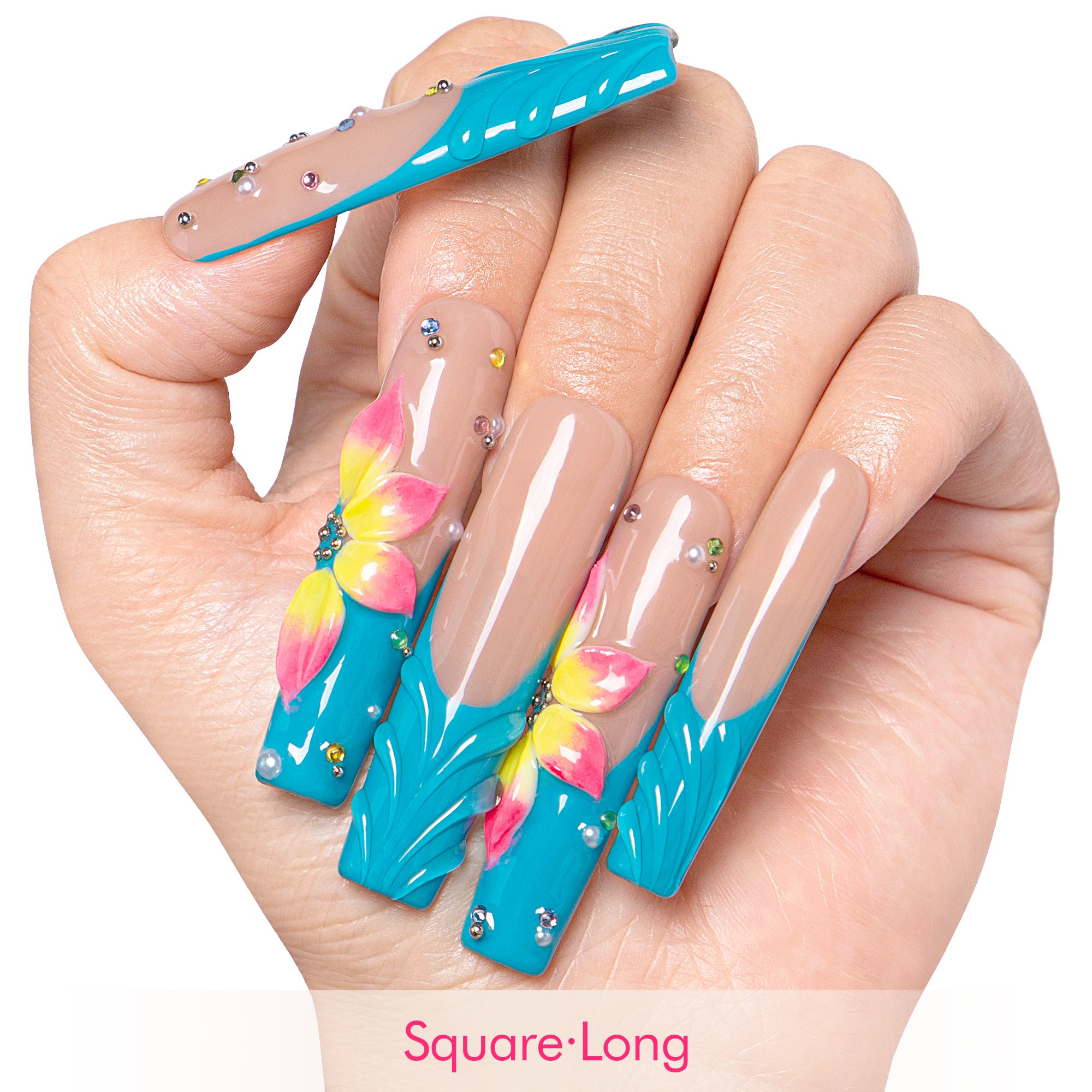 Island Fever Dream Handmade Nails H633