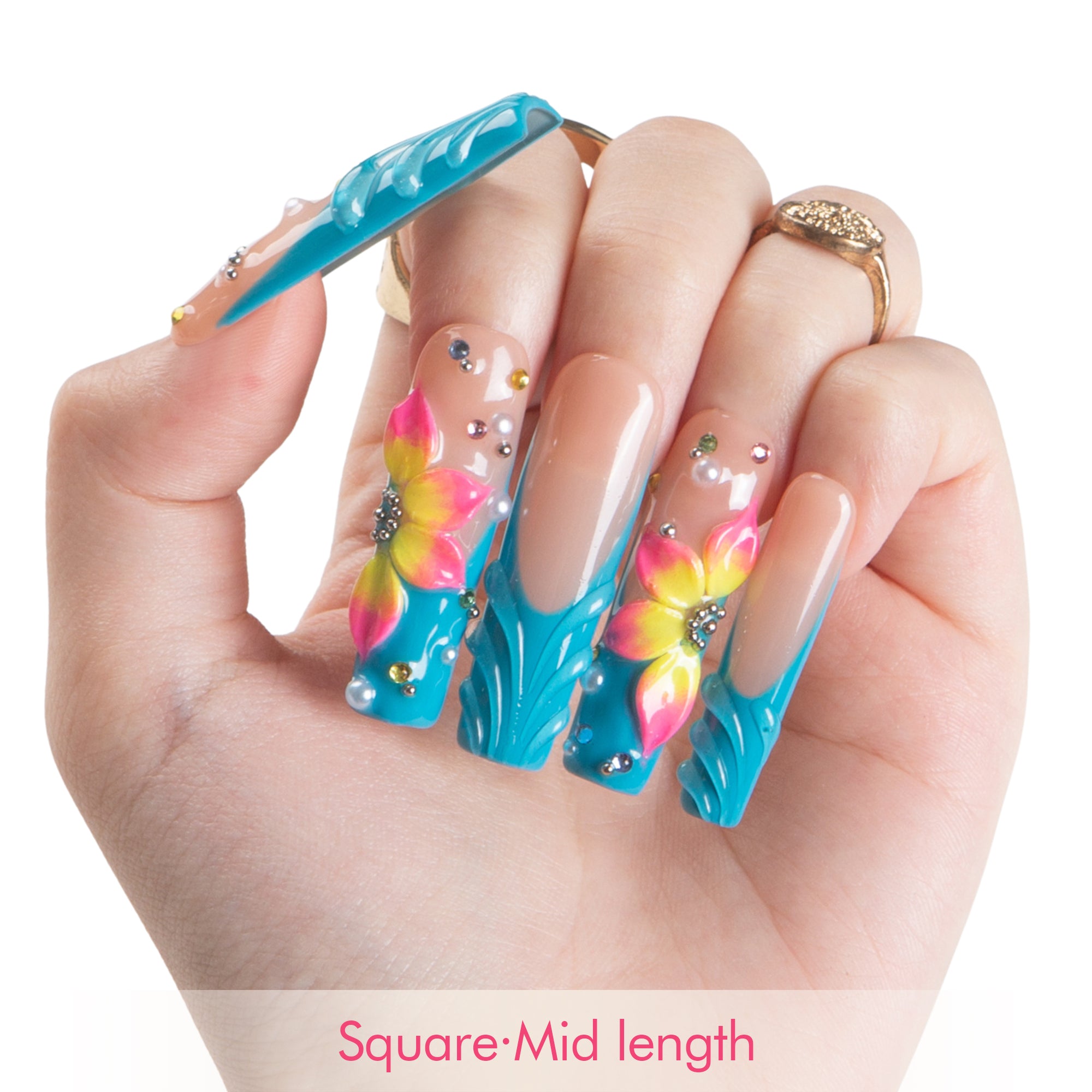 Island Fever Dream Handmade Nails H633