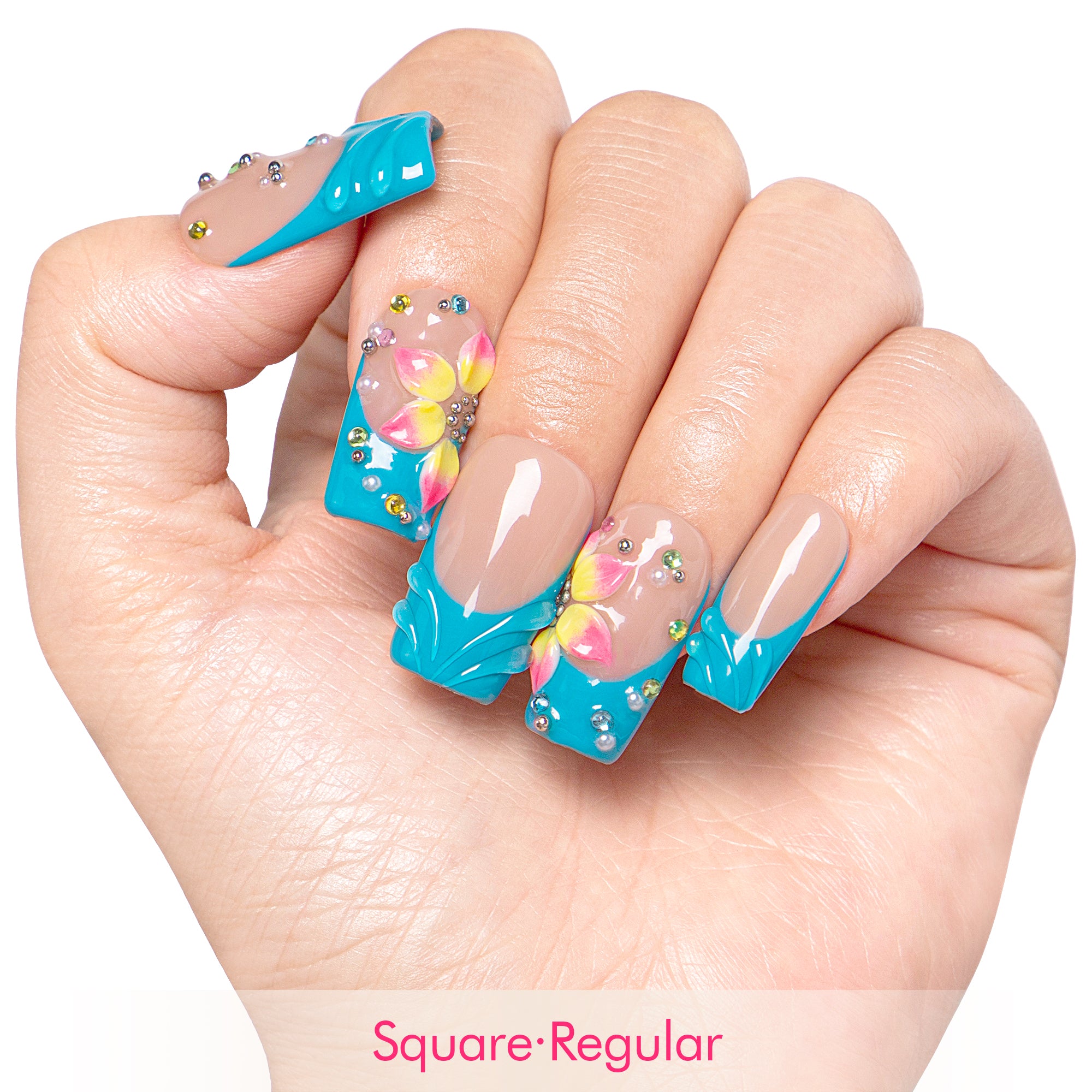 Island Fever Dream Handmade Nails H633