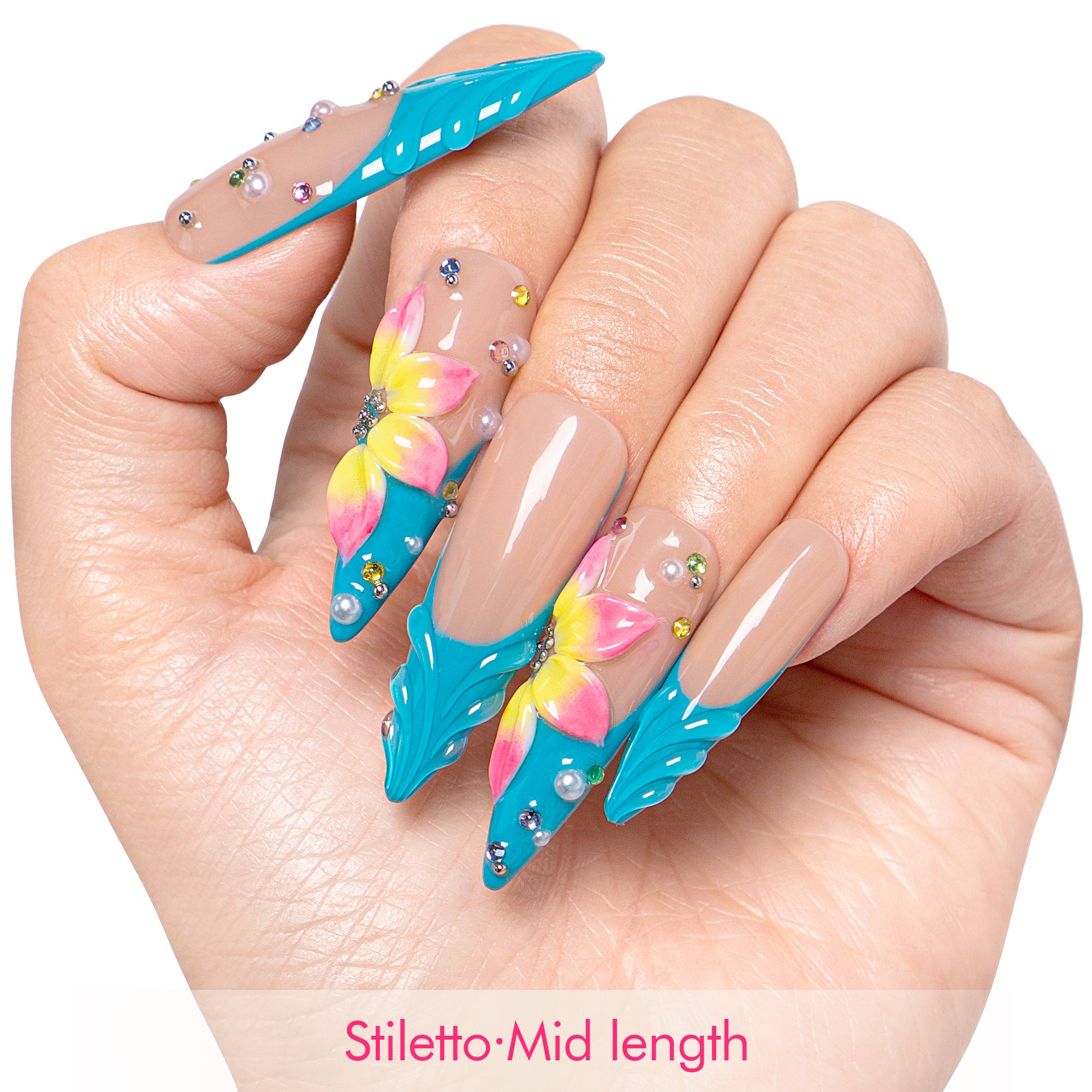 Island Fever Dream Handmade Nails H633