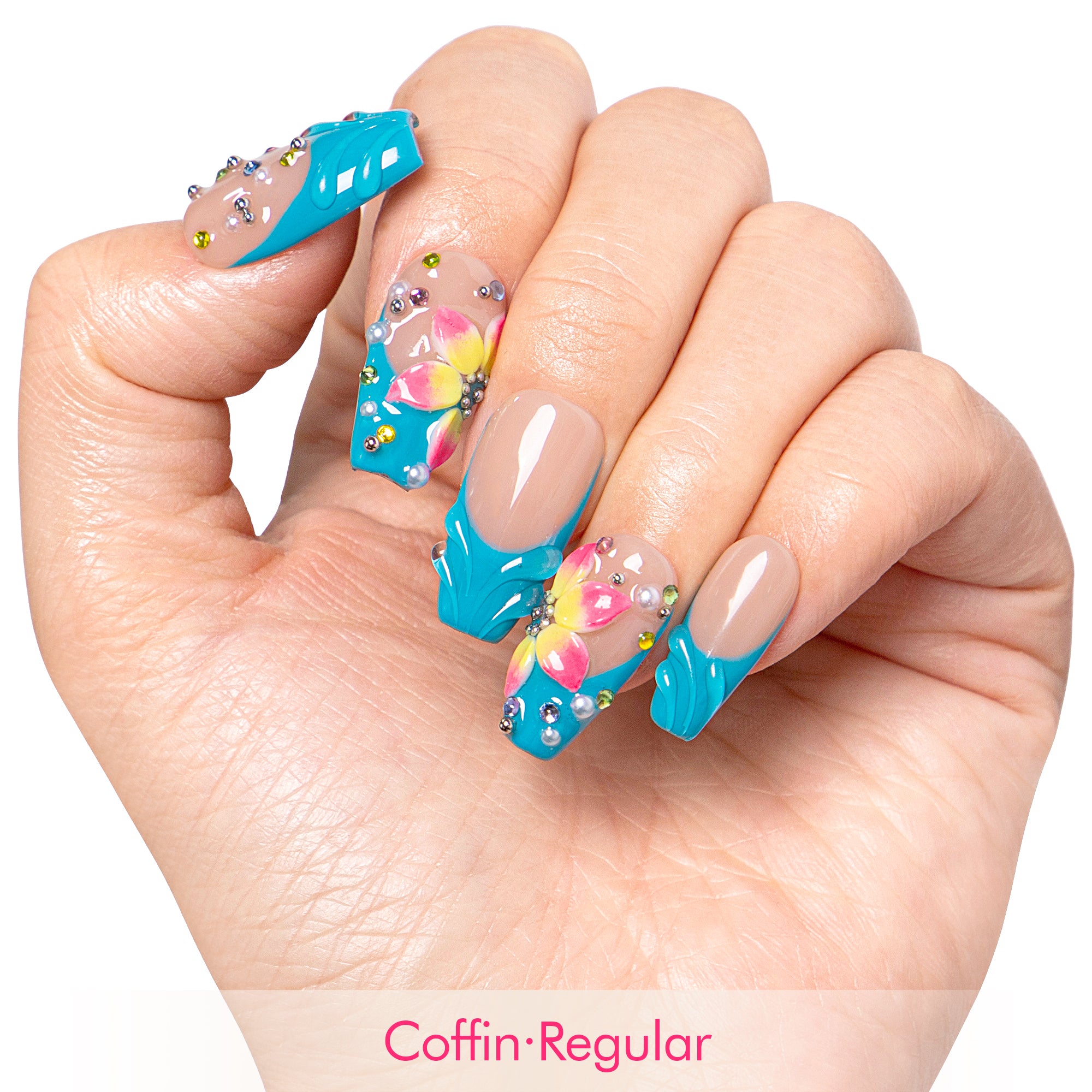 Island Fever Dream Handmade Nails H633