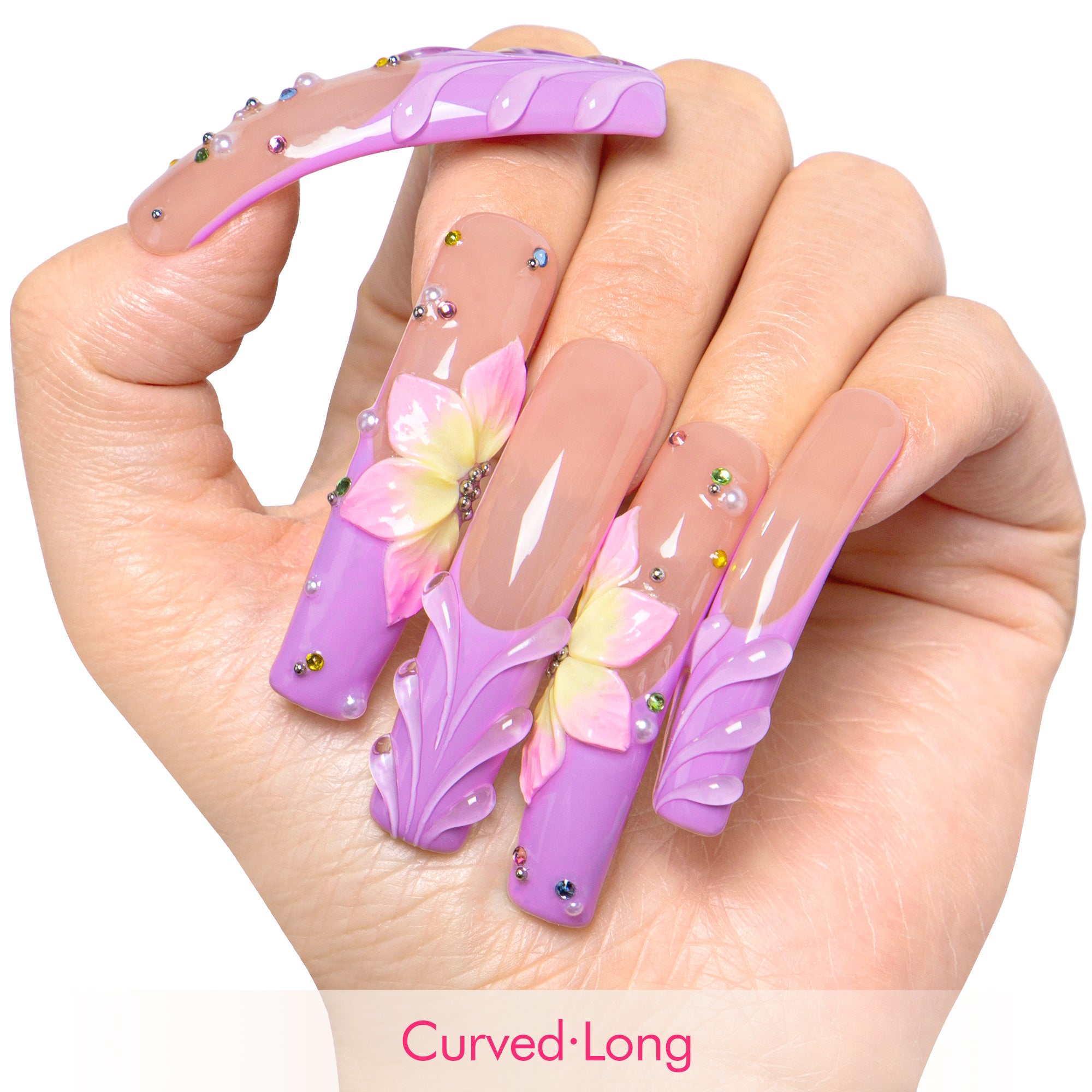 Floral Dream Handmade Nails H634