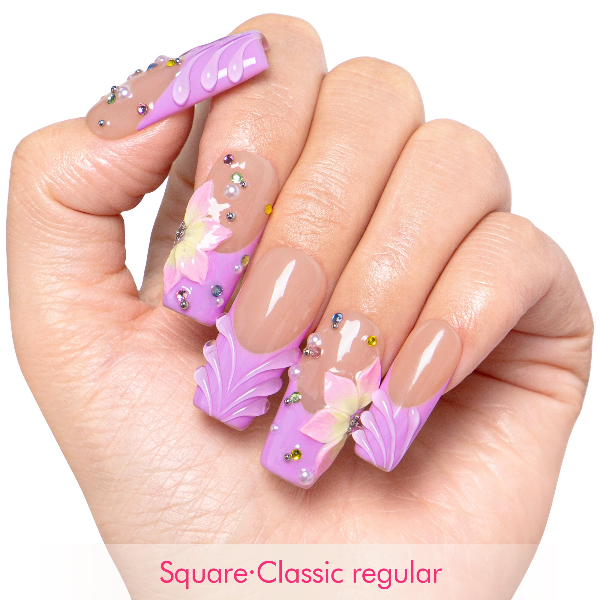 Floral Dream Handmade Nails H634