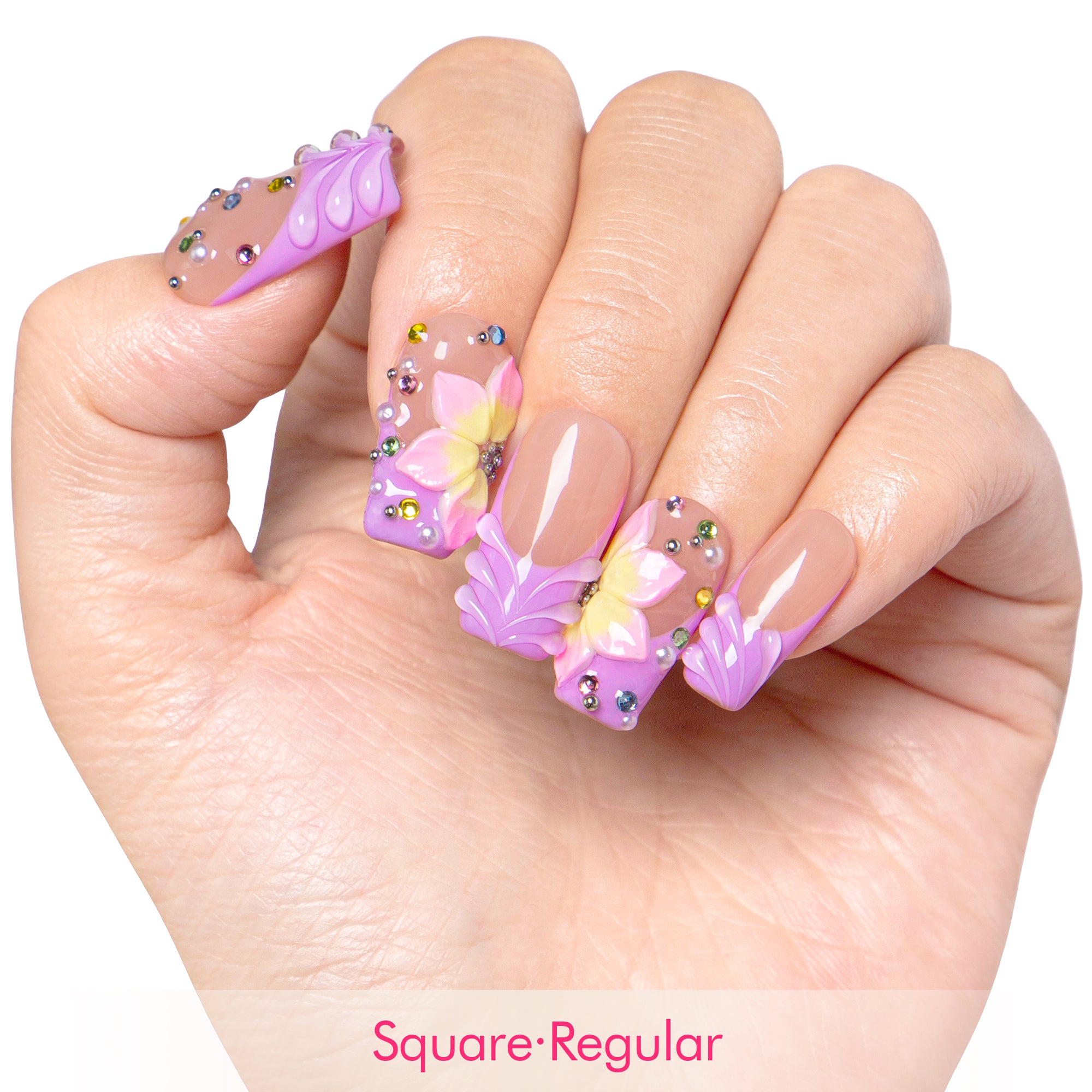 Floral Dream Handmade Nails H634