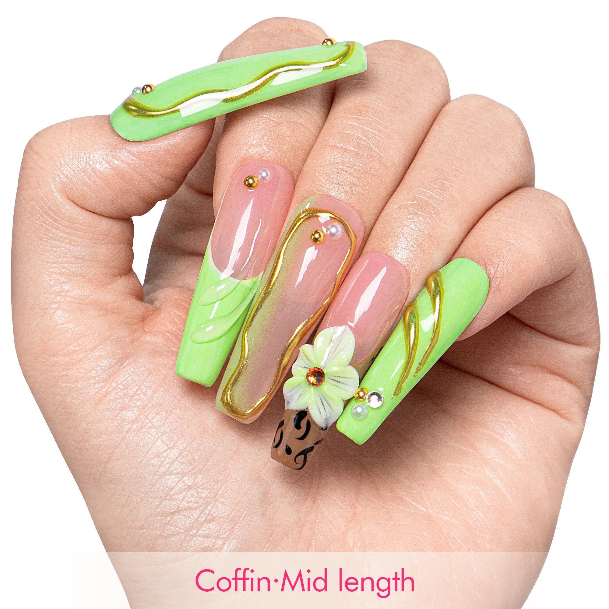 Pretty When I'm Petty Handmade Nails H637