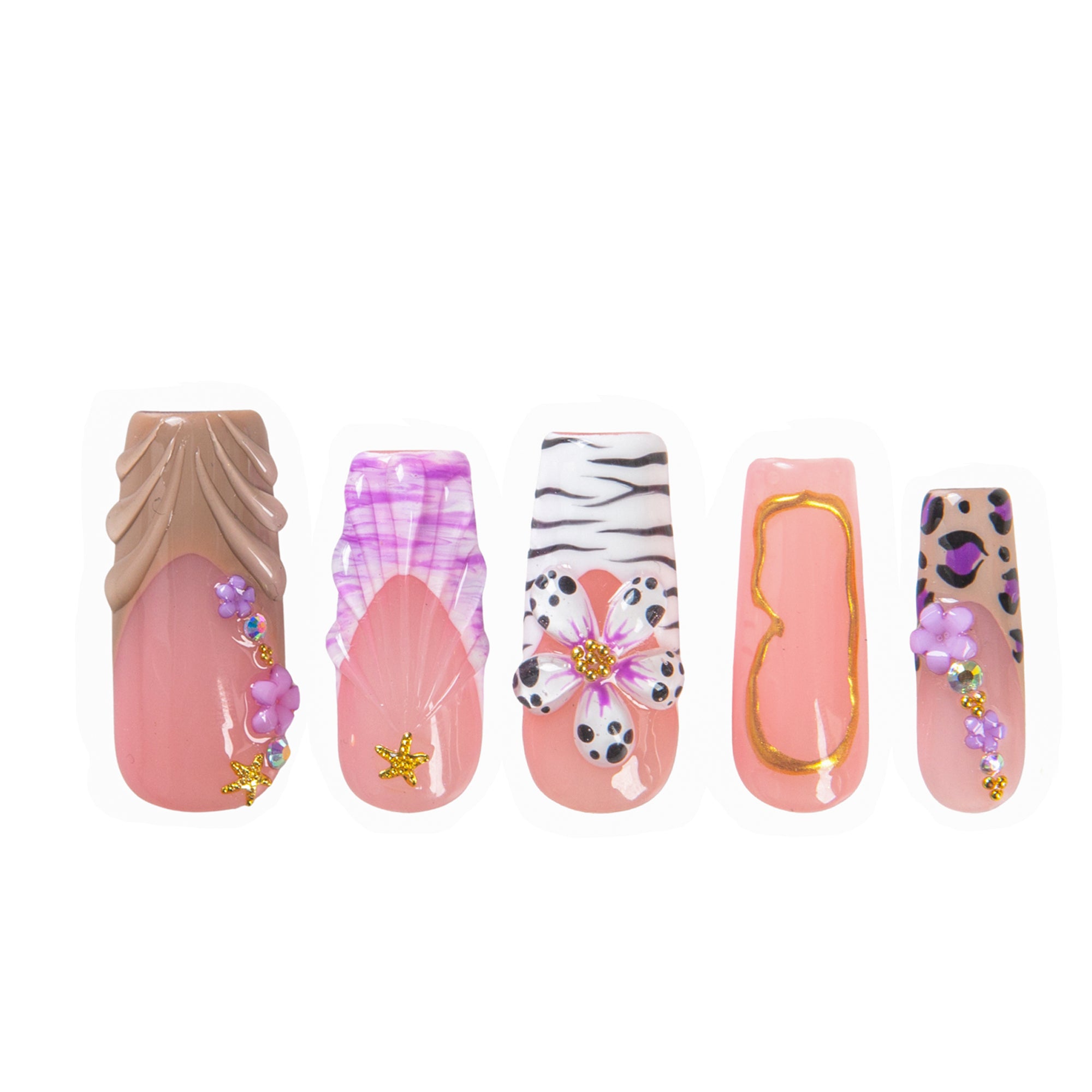 Glow Now, Cry Later Handmade Nails H640
