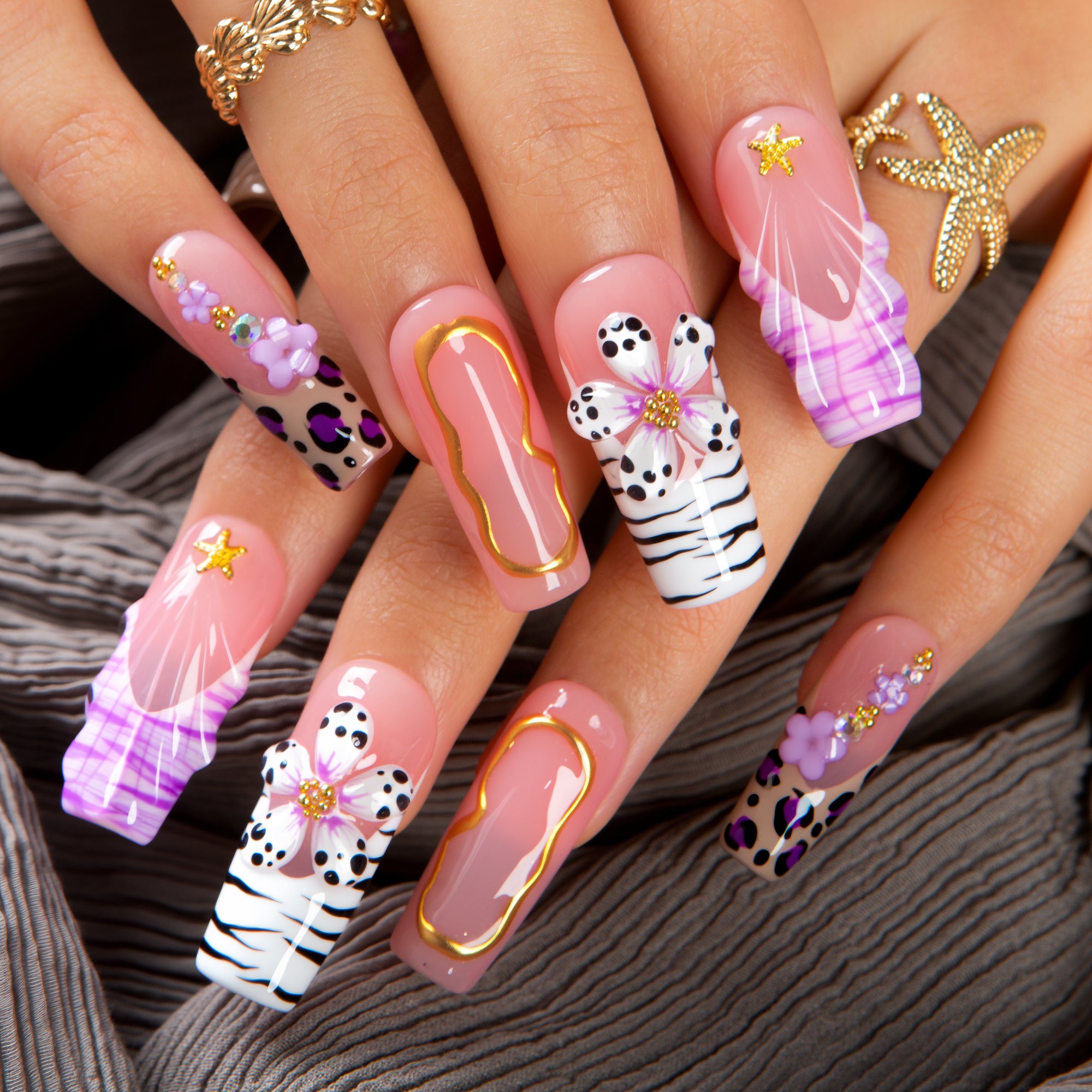 Glow Now, Cry Later Handmade Nails H640