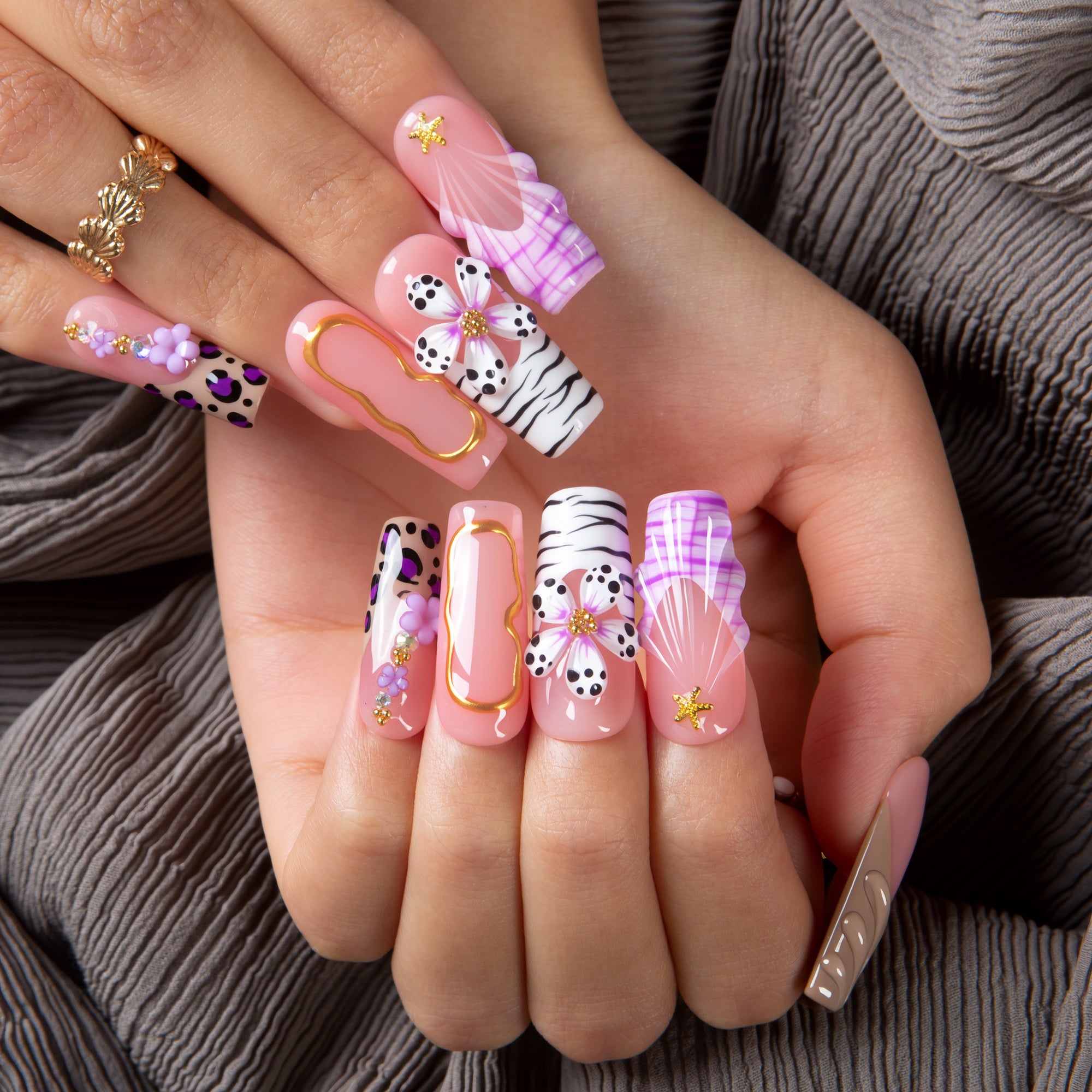 Glow Now, Cry Later Handmade Nails H640