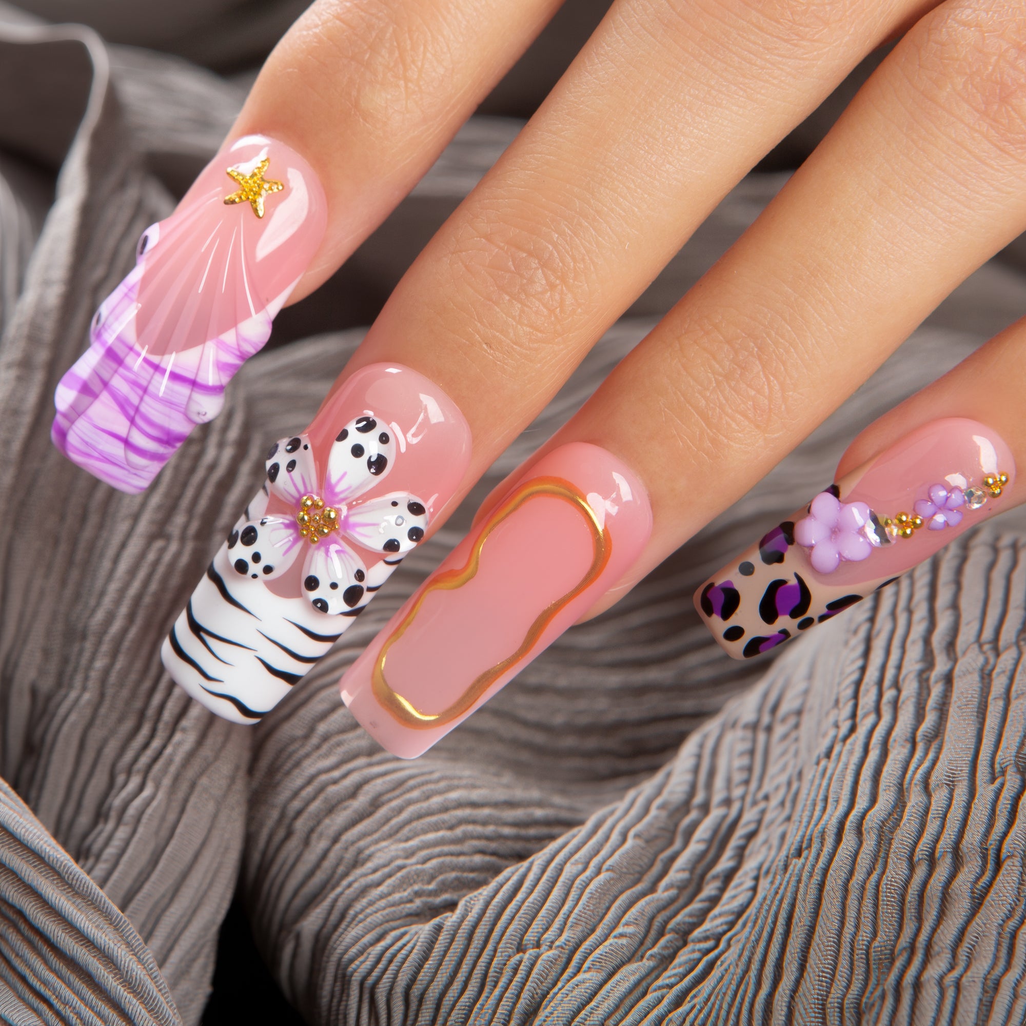 Glow Now, Cry Later Handmade Nails H640