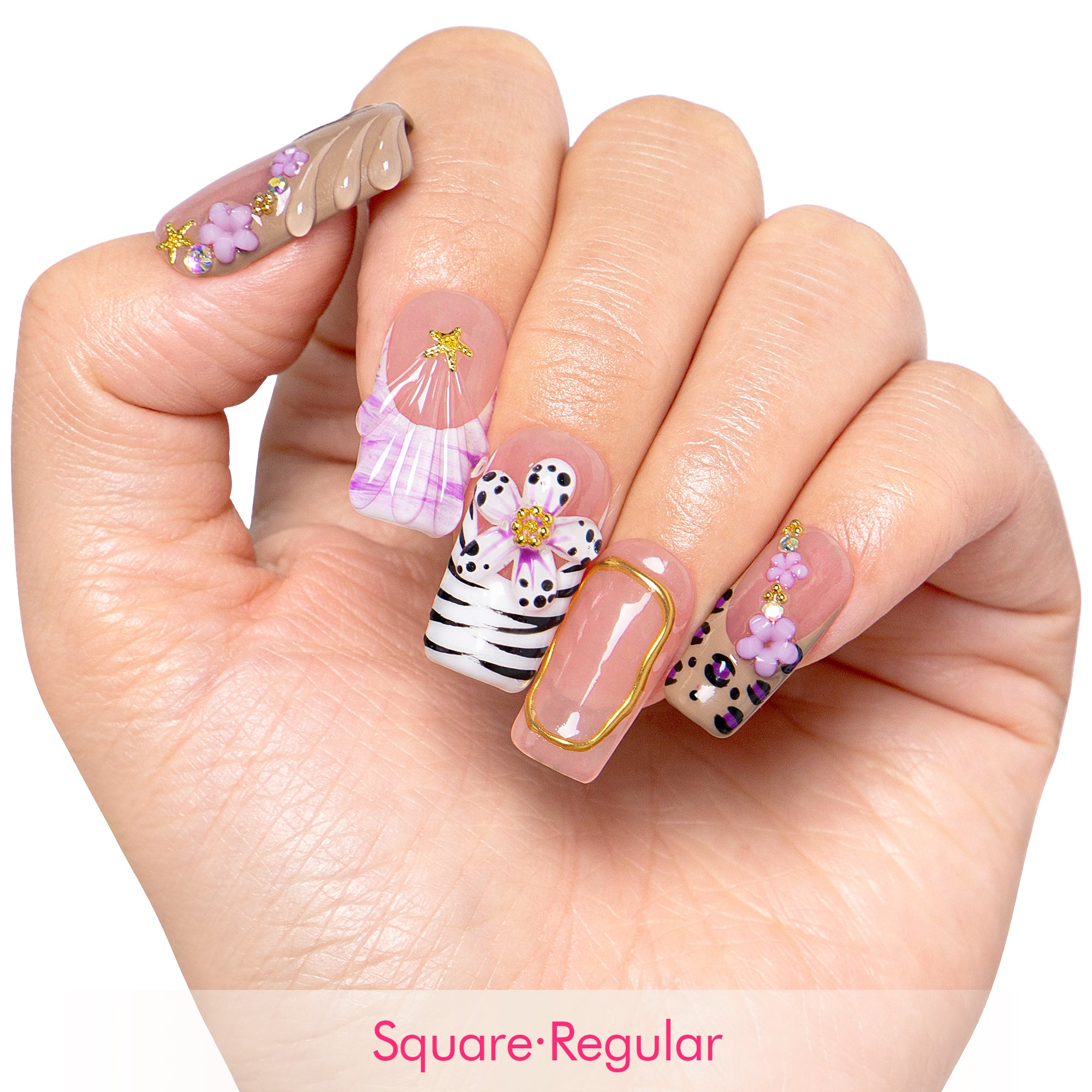 Glow Now, Cry Later Handmade Nails H640