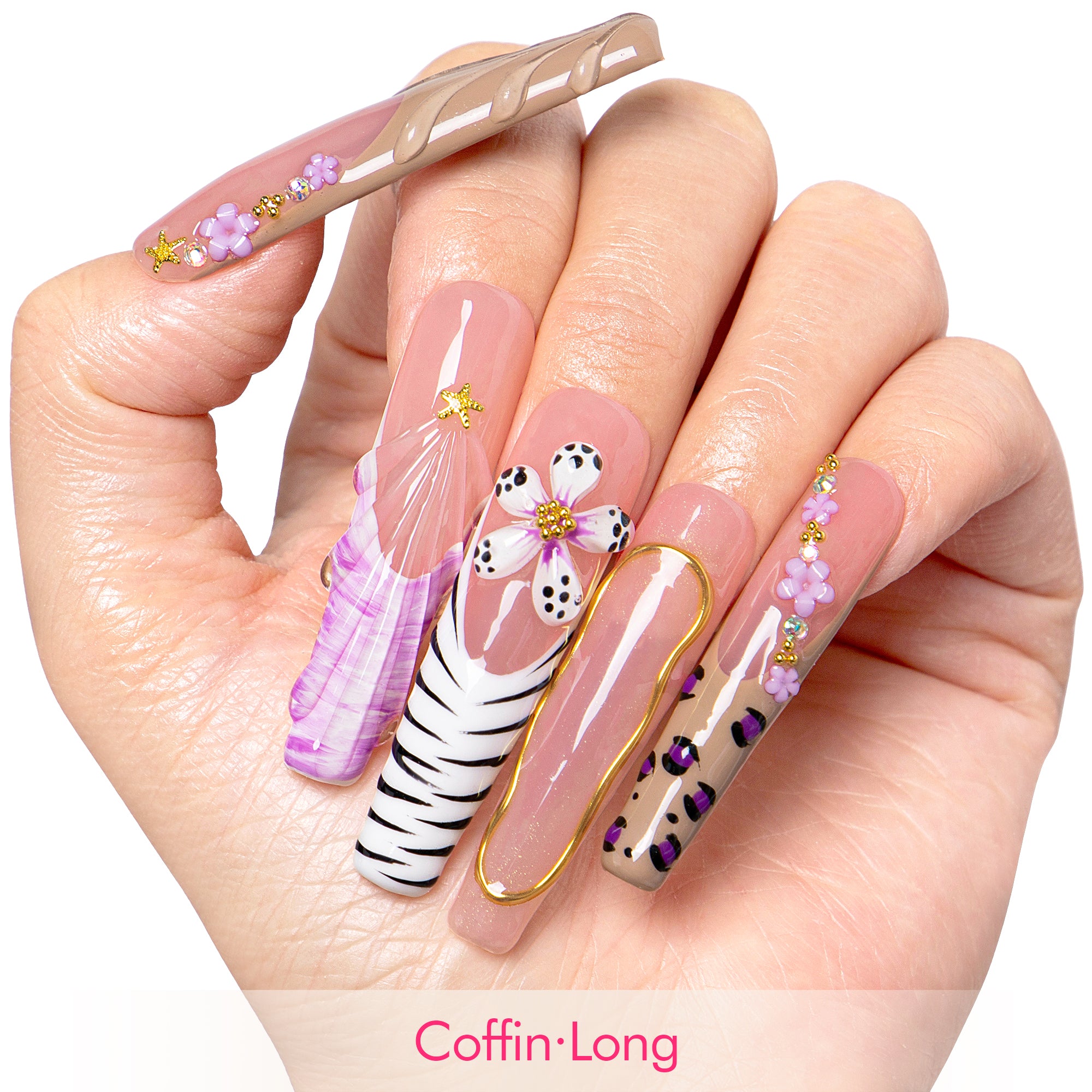 Glow Now, Cry Later Handmade Nails H640